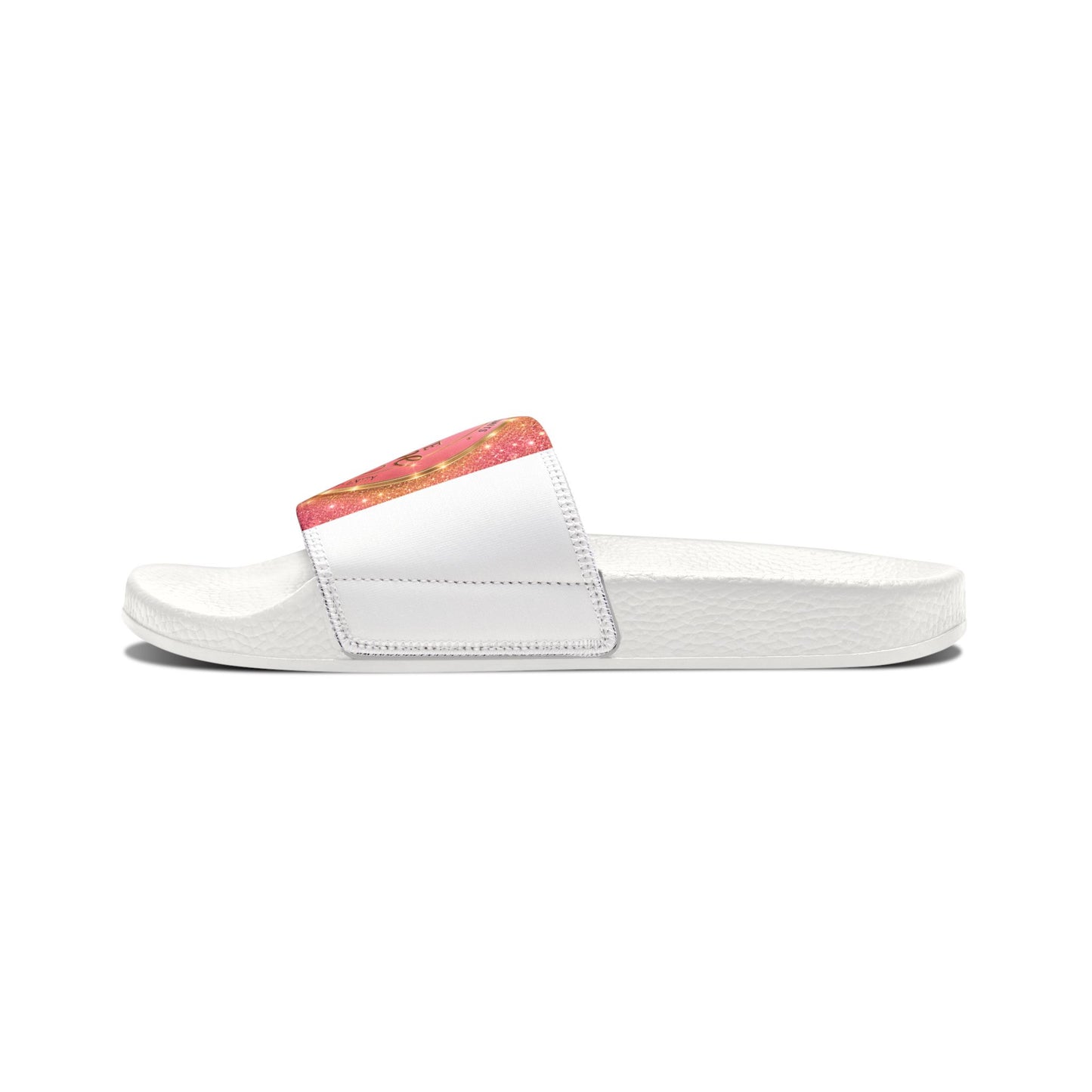 Women's Removable-Strap Sandals — Pink 'Love & Laughter' Slide Sandals