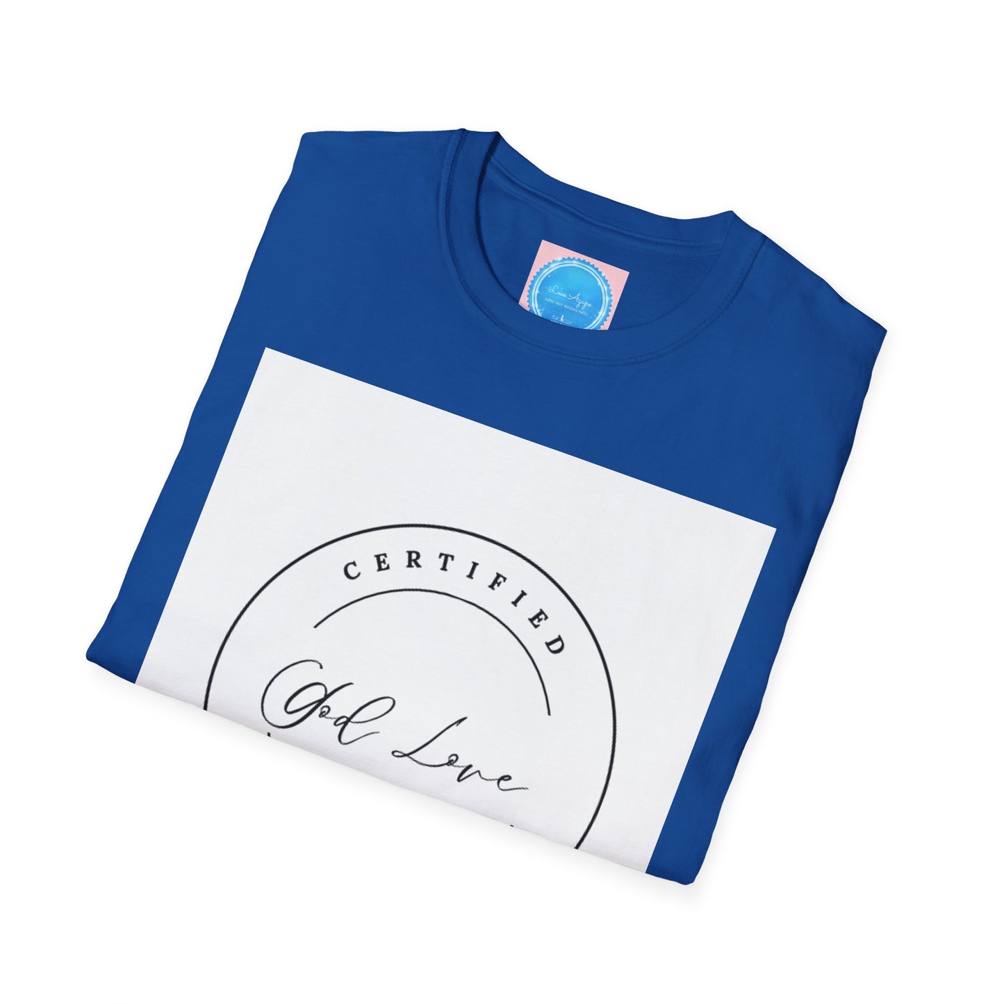 Growth & Development Tee — "God Love" Inspirational Christian Faith Shirt