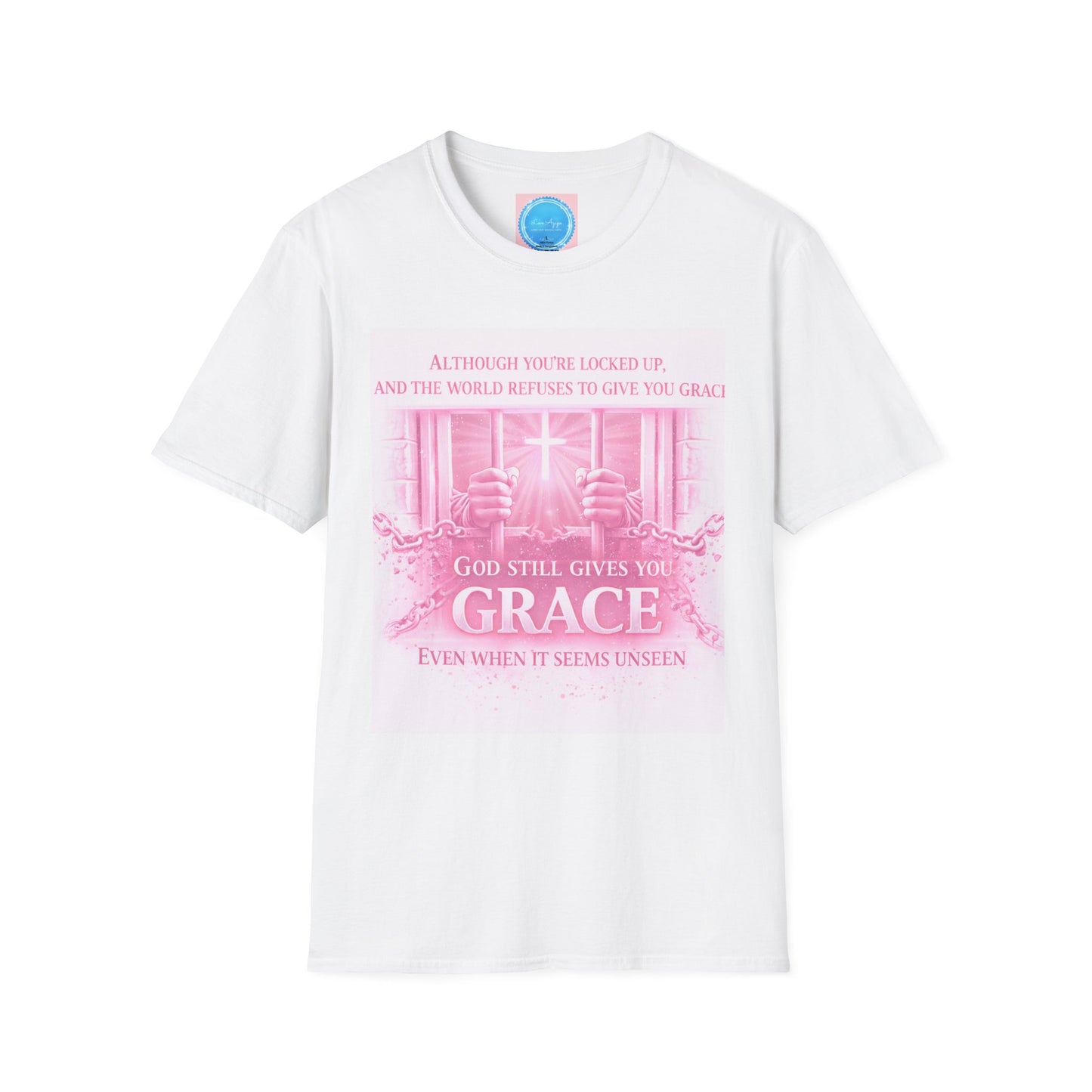 Grace Inspirational T-Shirt — God Still Gives You Grace Pink Faith Tee