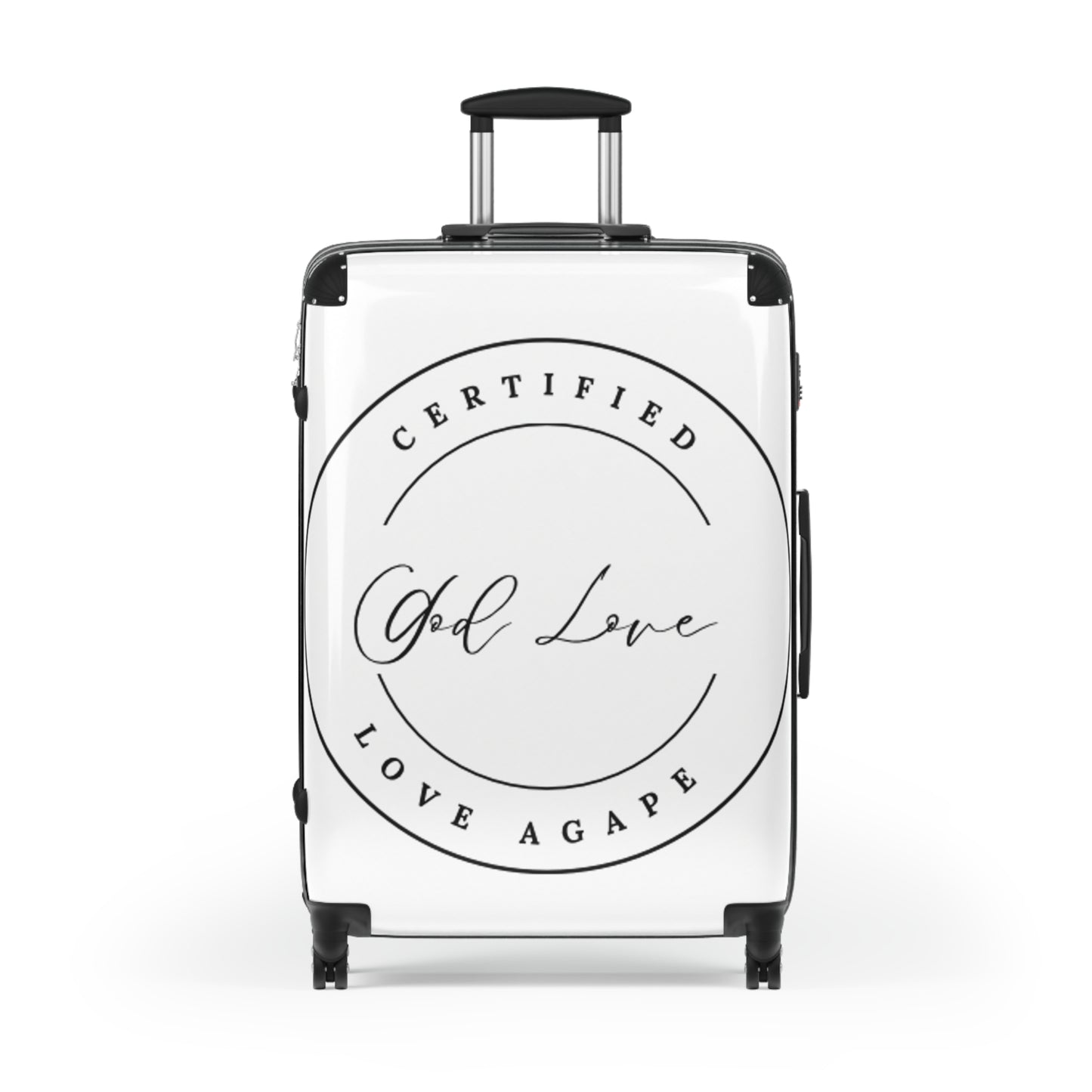 Certified Self Love Suitcase — 'God Love' Inspirational Carry-On