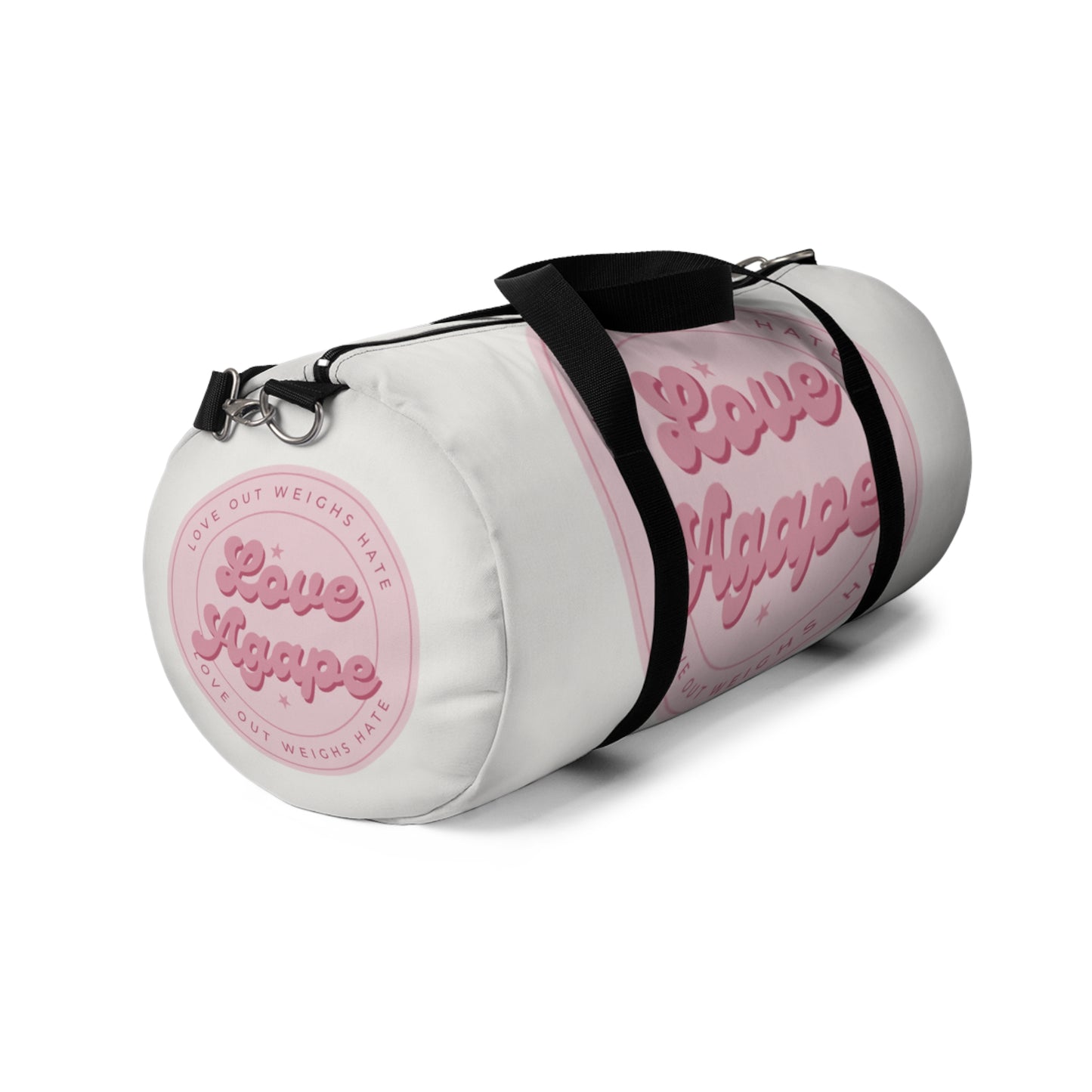 Pink Love Agape Travel Bag