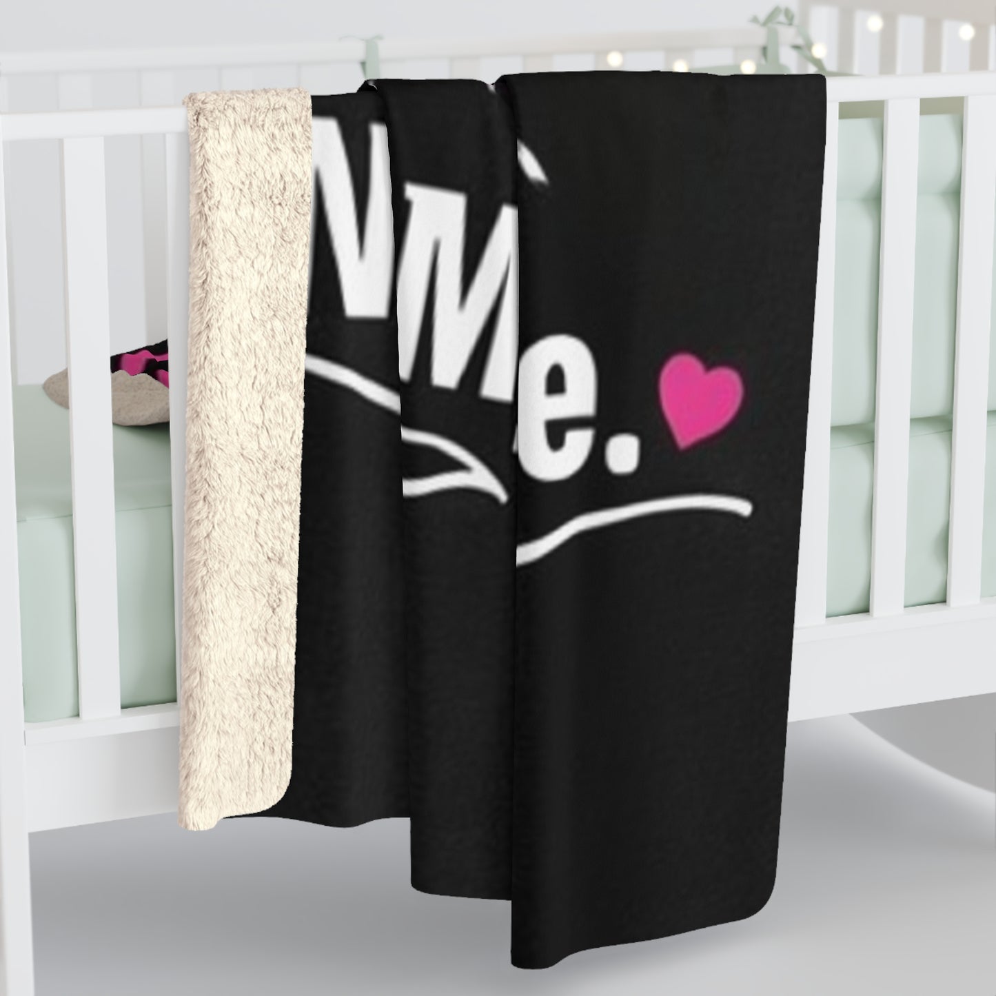 Sherpa Blanket — "My Husband Is In Prison, Not My Love" Cozy Fleece Throw