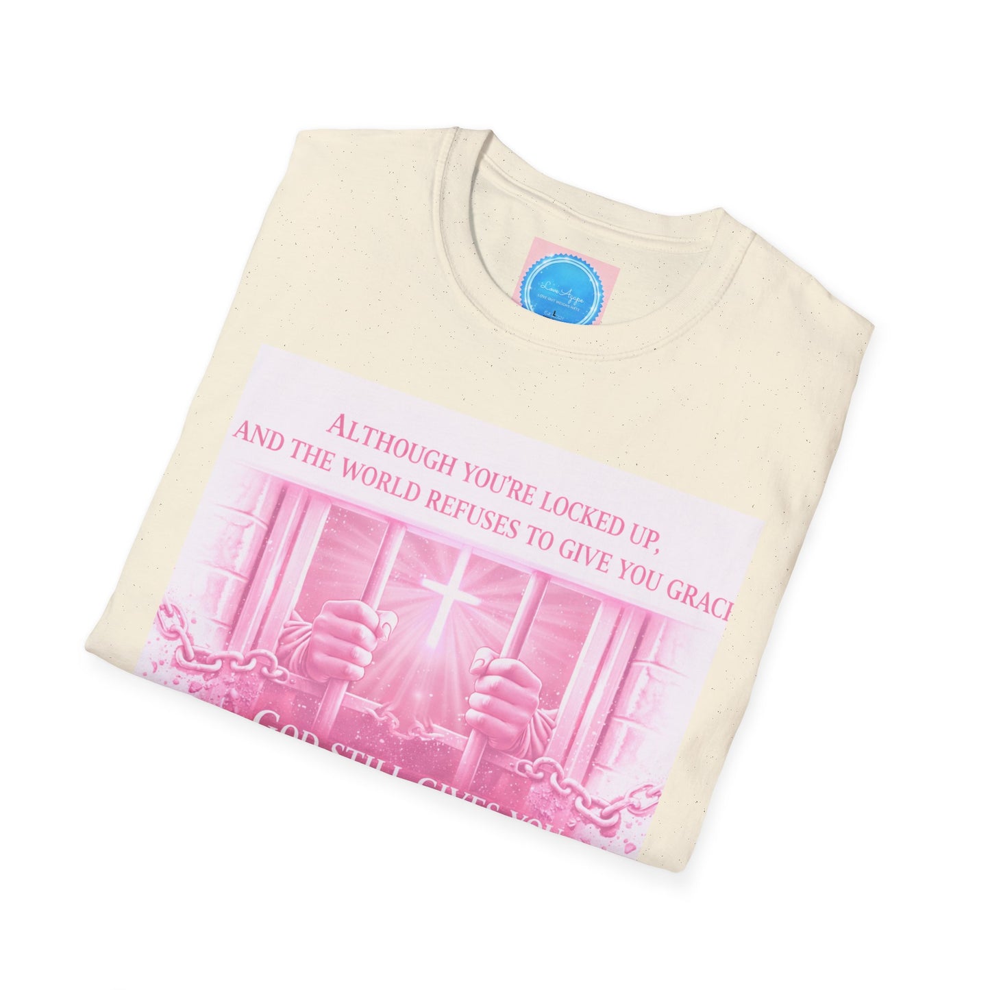Grace Inspirational T-Shirt — God Still Gives You Grace Pink Faith Tee