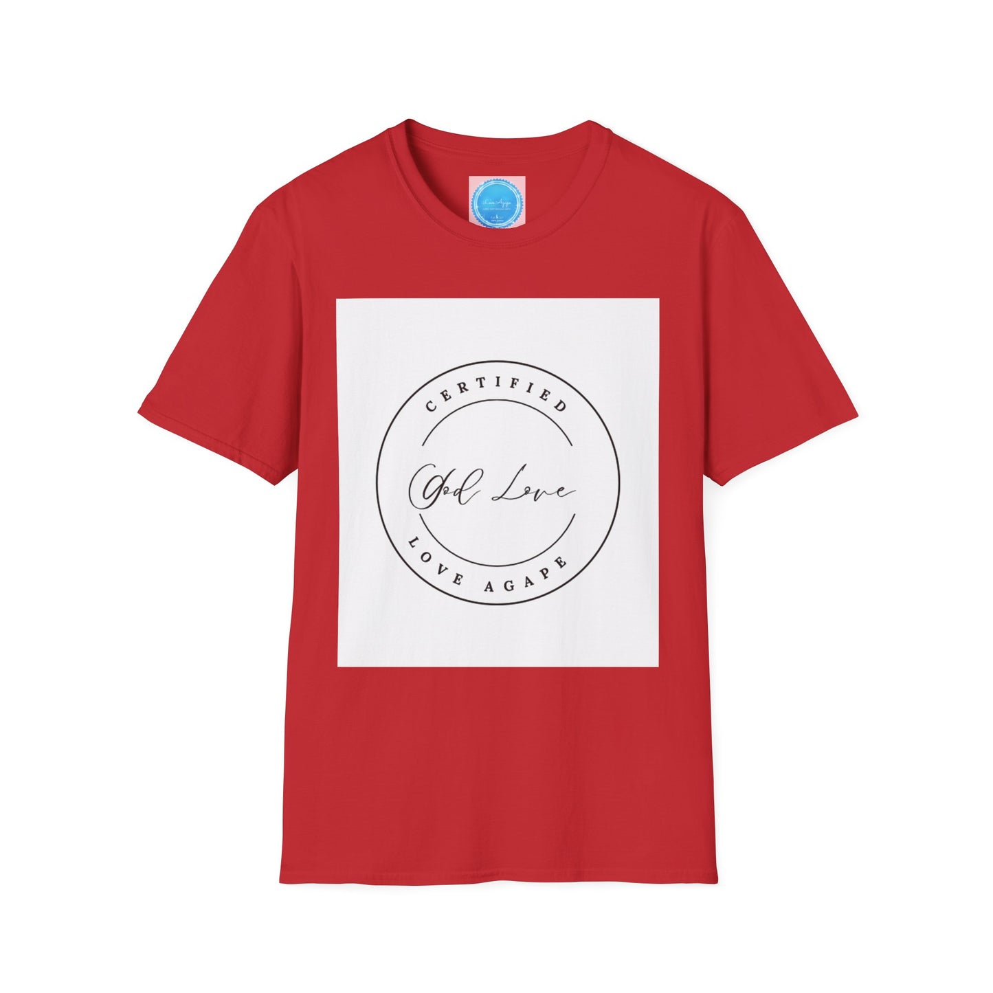 Growth & Development Tee — "God Love" Inspirational Christian Faith Shirt