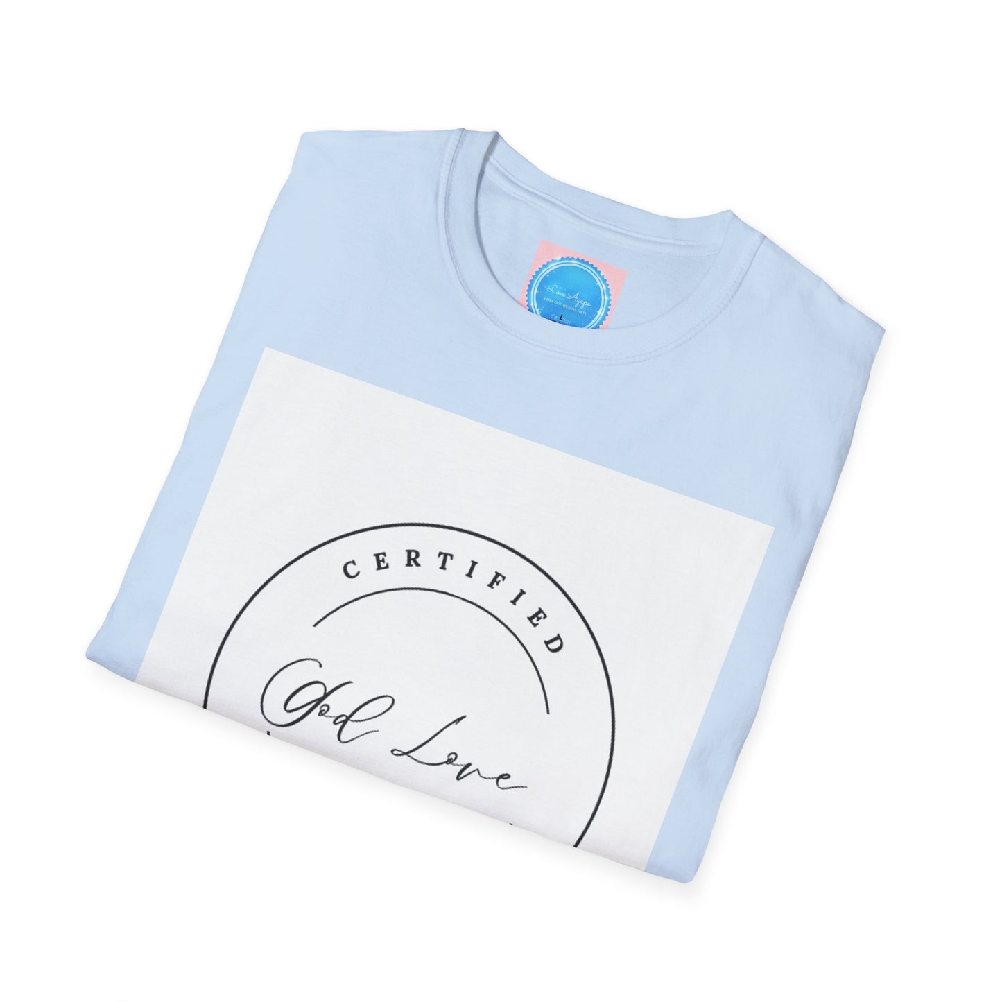 Growth & Development Tee — "God Love" Inspirational Christian Faith Shirt