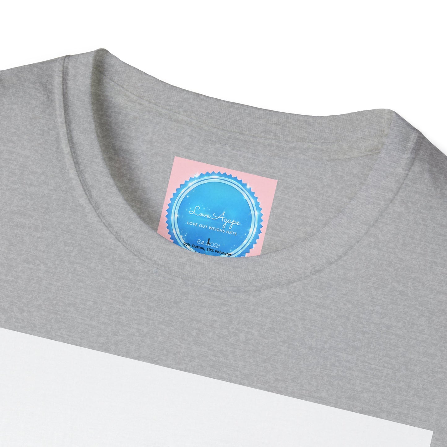 Growth & Development Tee — "God Love" Inspirational Christian Faith Shirt