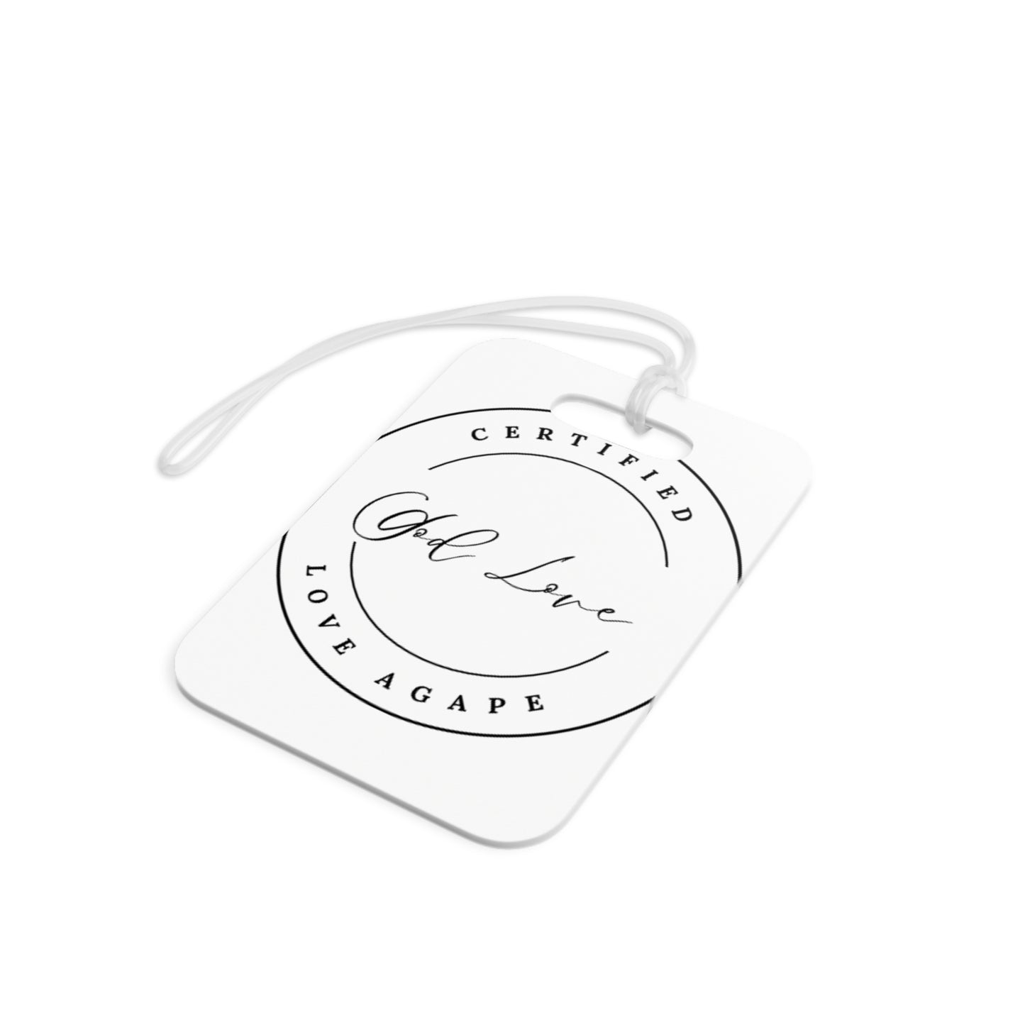 Certified Self Love Agape Luggage Tag — 'Self Love' Inspirational Travel ID
