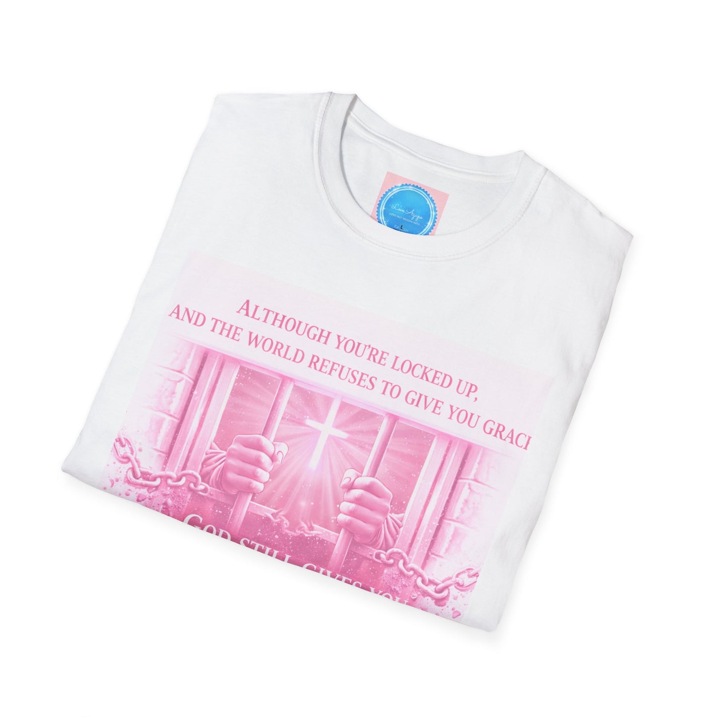 Grace Inspirational T-Shirt — God Still Gives You Grace Pink Faith Tee