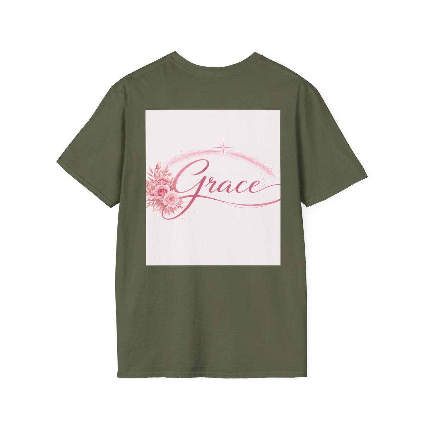 Grace Inspirational T-Shirt — God Still Gives You Grace Pink Faith Tee