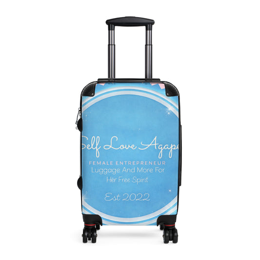 Self Love Agape Carry-On Suitcase – Female Entrepreneur Luggage, Est. 2022
