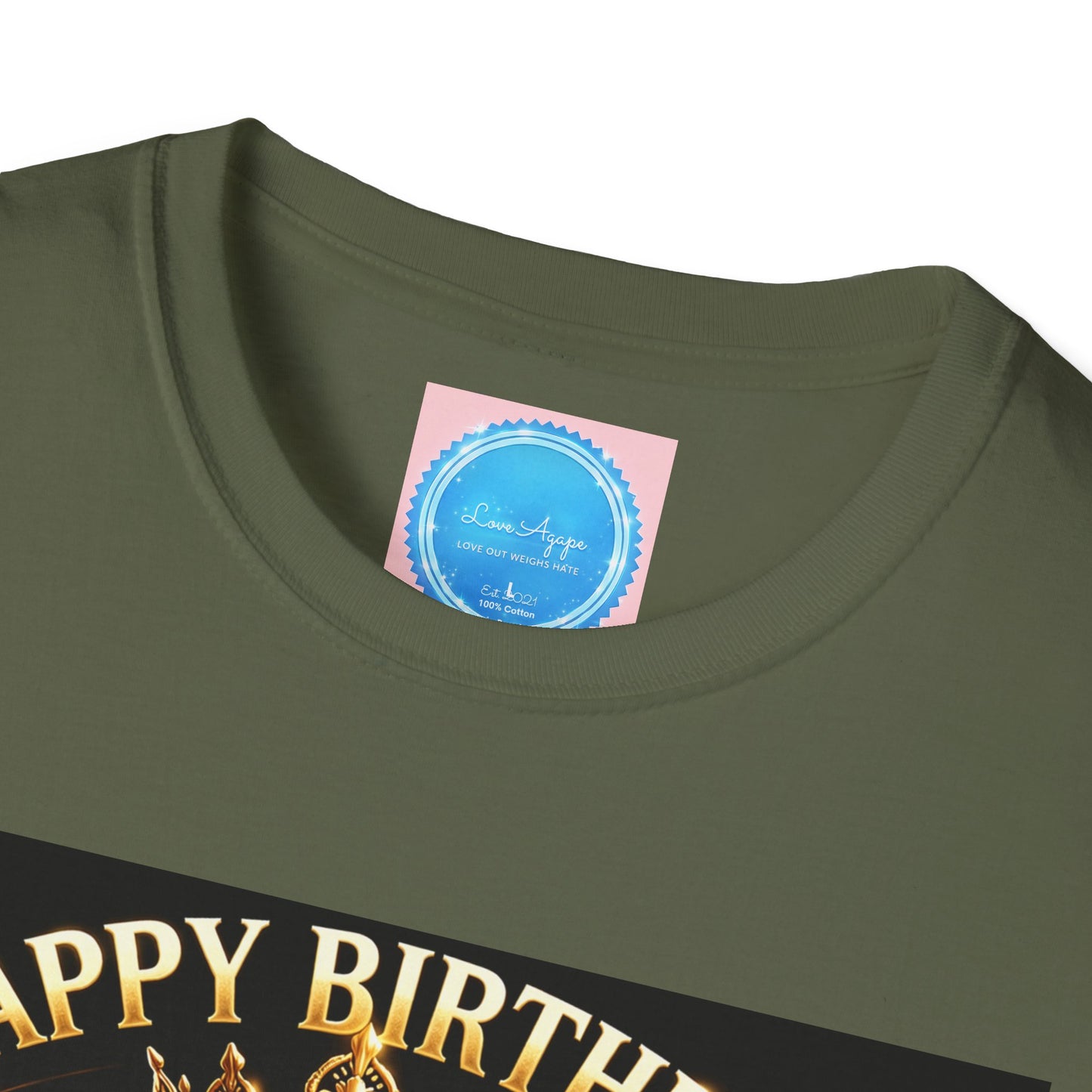 Happy Birthday to My King T-Shirt – Royal Crown & Unstoppable Tribute Tee