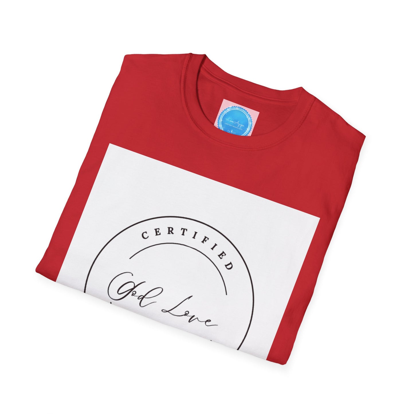 Growth & Development Tee — "God Love" Inspirational Christian Faith Shirt