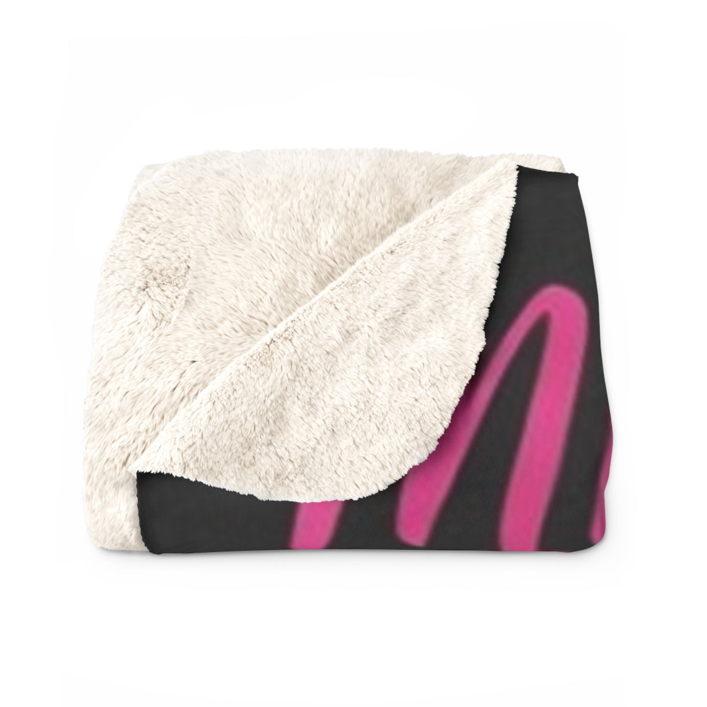 Sherpa Blanket — "My Husband Is In Prison, Not My Love" Cozy Fleece Throw