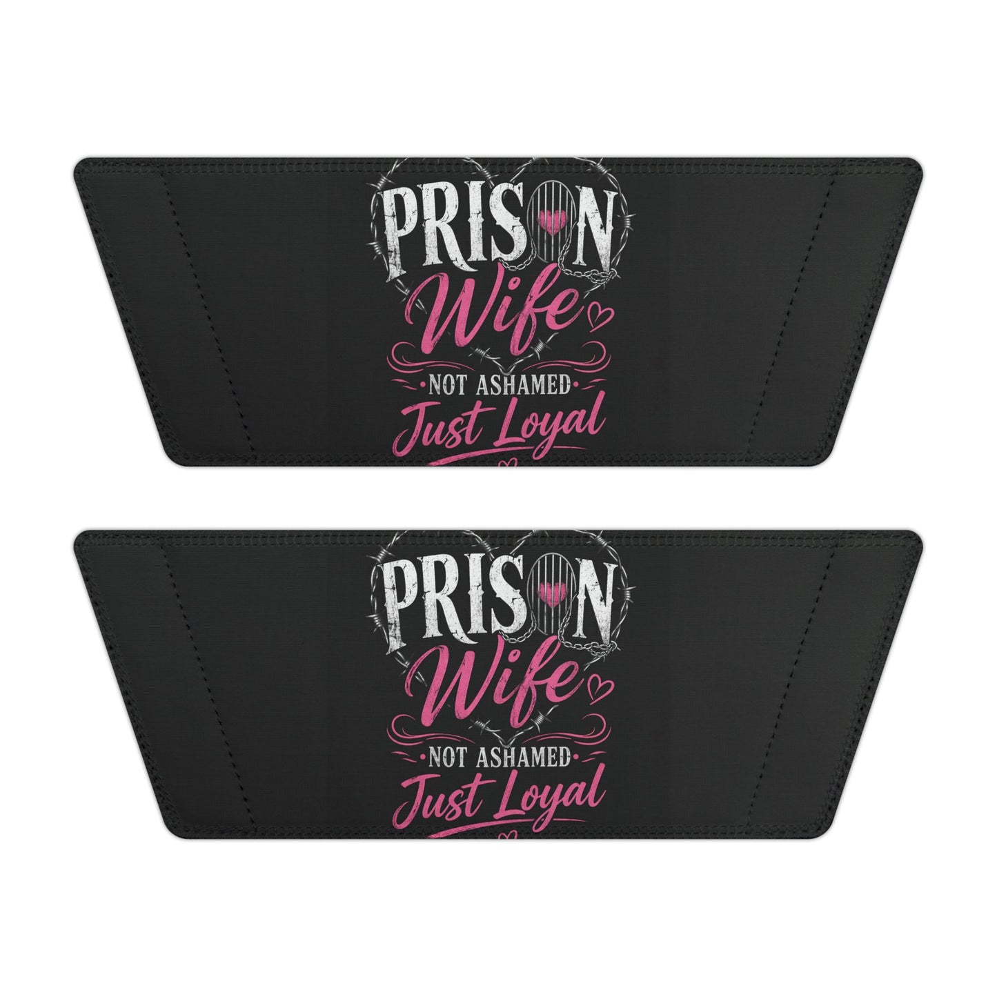 Women’s Removable-Strap Slides — ‘Prison Wife’  loyalty Graphic Sandals