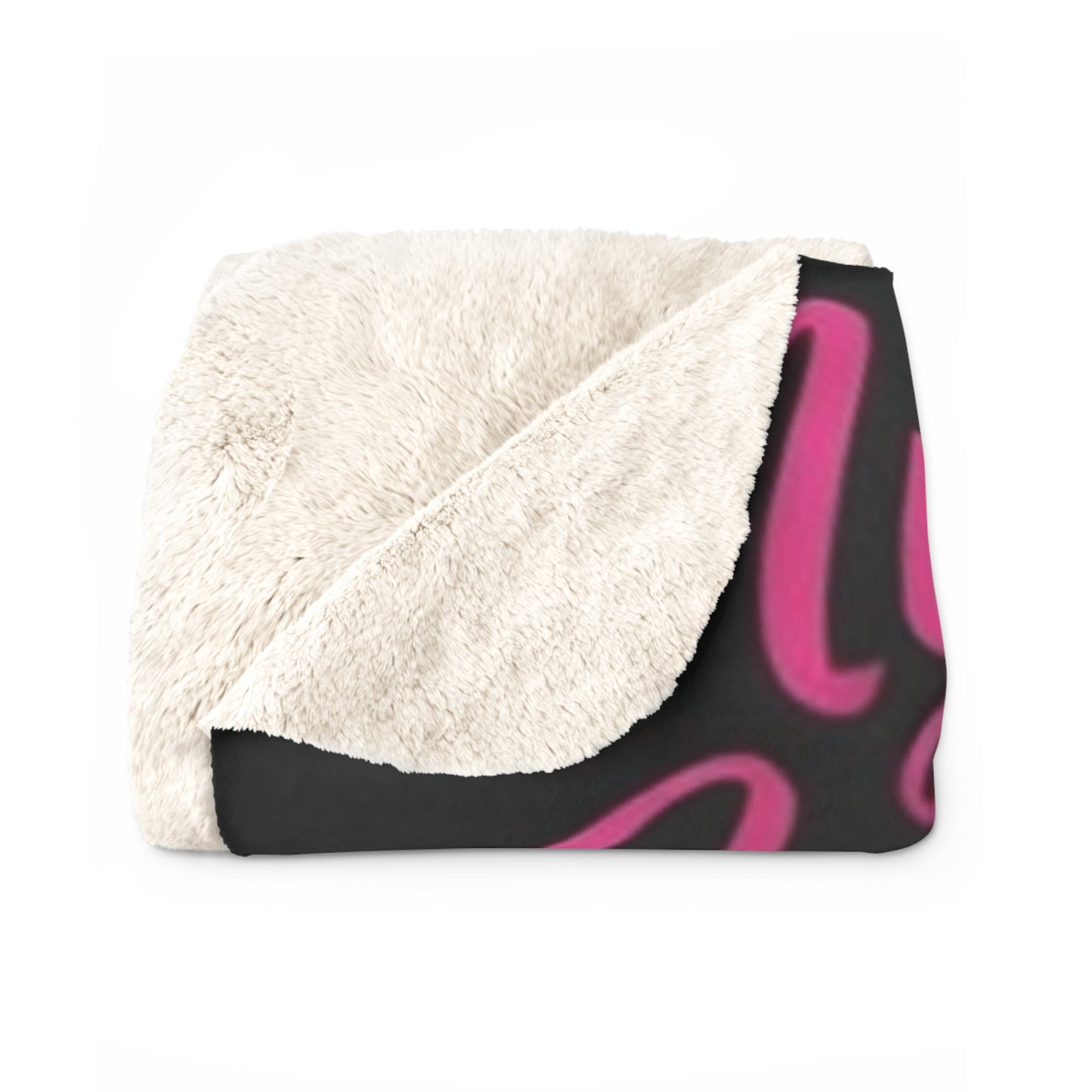 Sherpa Blanket — "My Husband Is In Prison, Not My Love" Cozy Fleece Throw