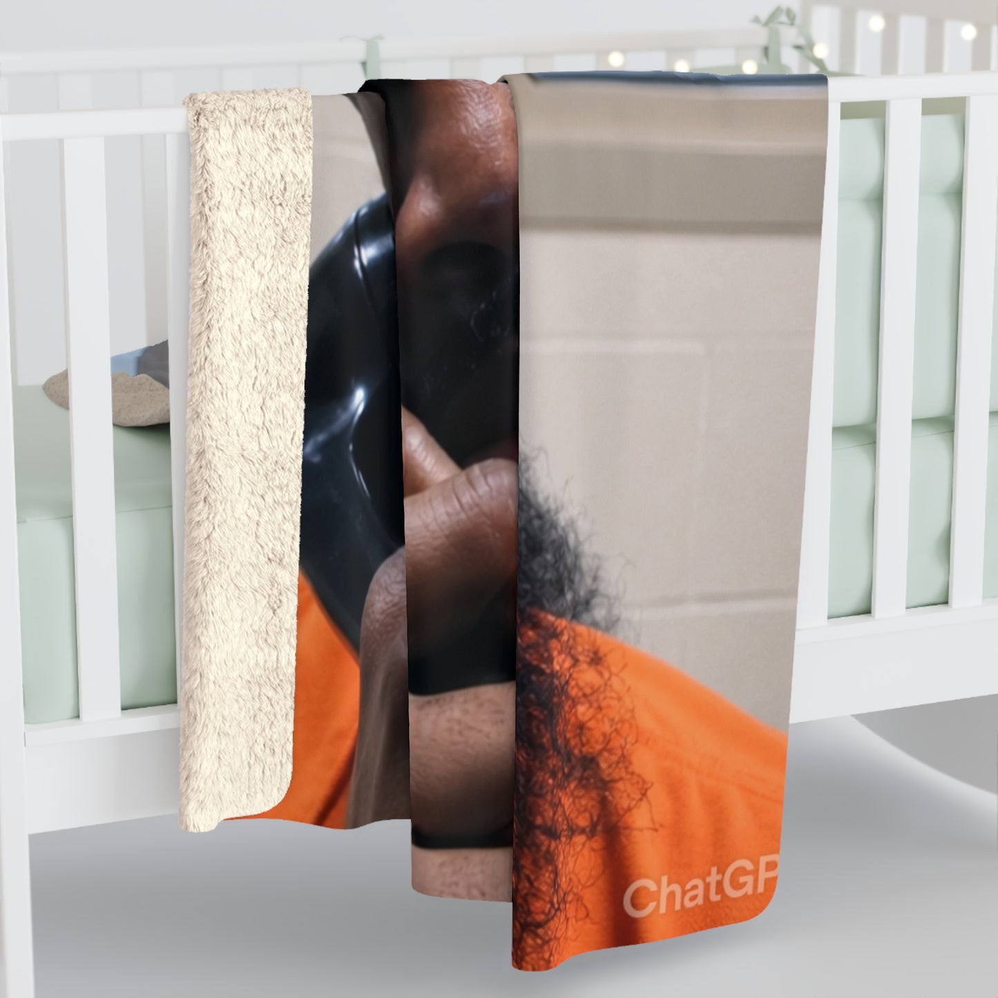 Personalized Photo Sherpa Blanket – Custom Face Keepsake Cozy Throw