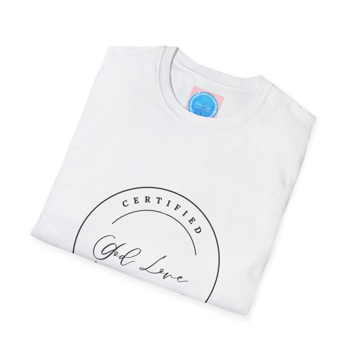 Growth & Development Tee — "God Love" Inspirational Christian Faith Shirt