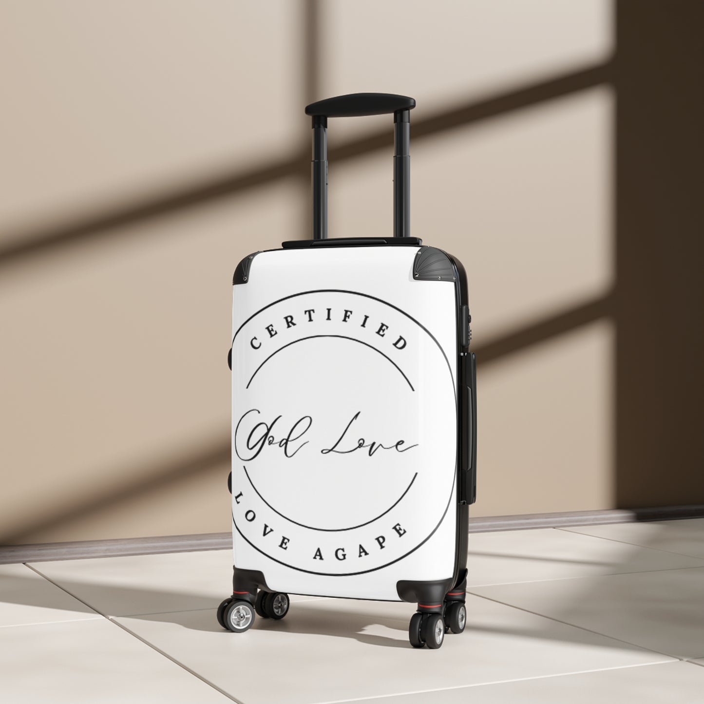 Certified Self Love Suitcase — 'God Love' Inspirational Carry-On