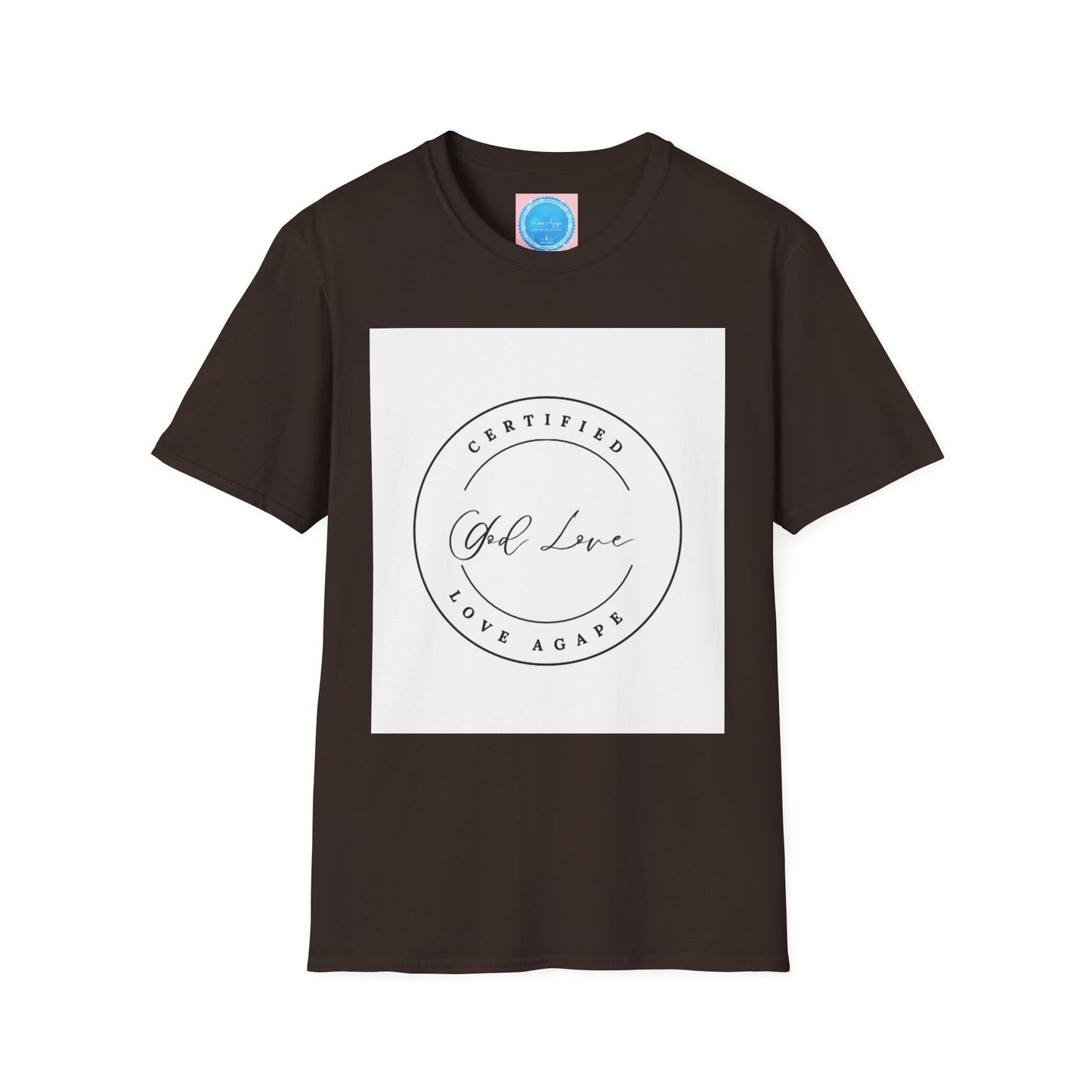Growth & Development Tee — "God Love" Inspirational Christian Faith Shirt