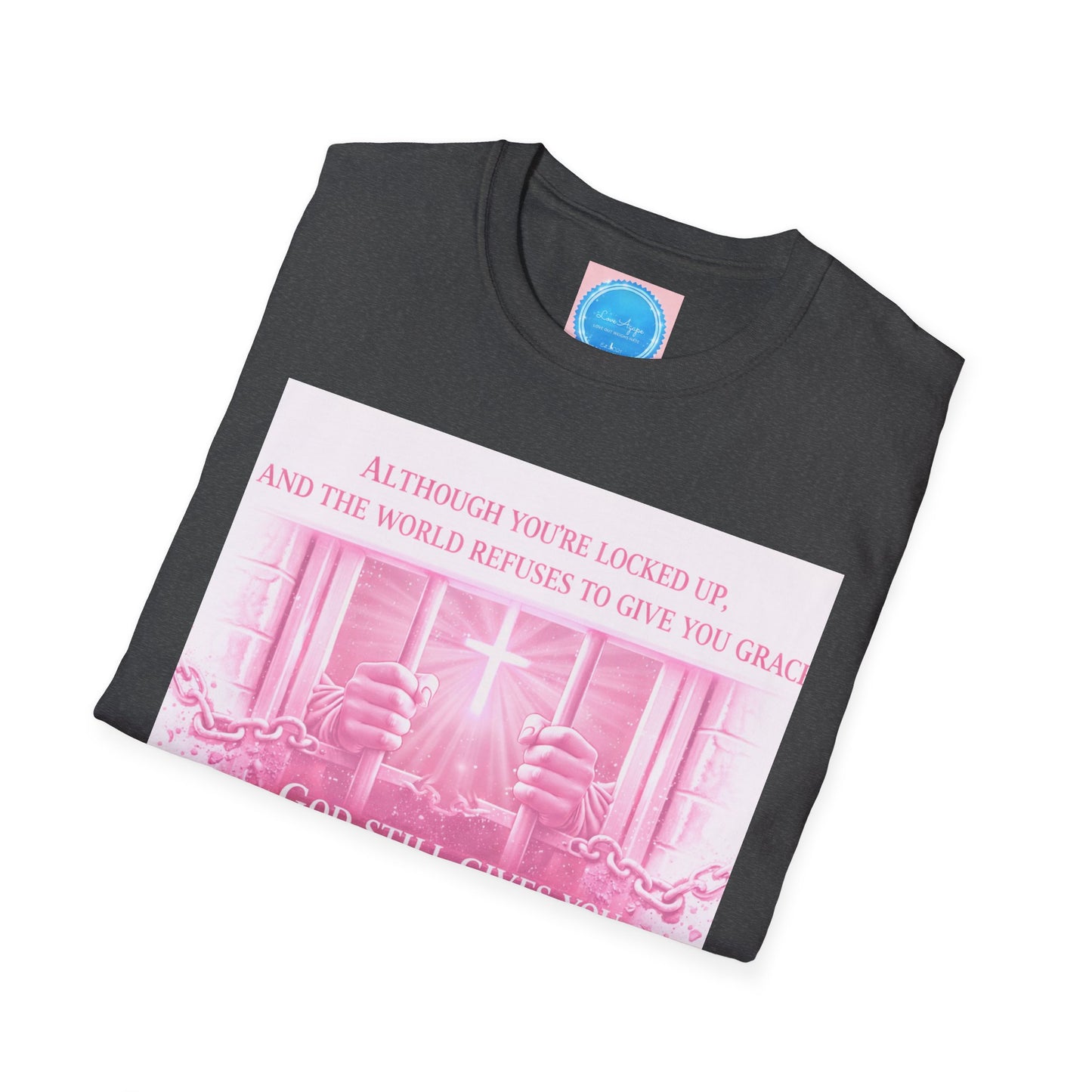 Grace Inspirational T-Shirt — God Still Gives You Grace Pink Faith Tee