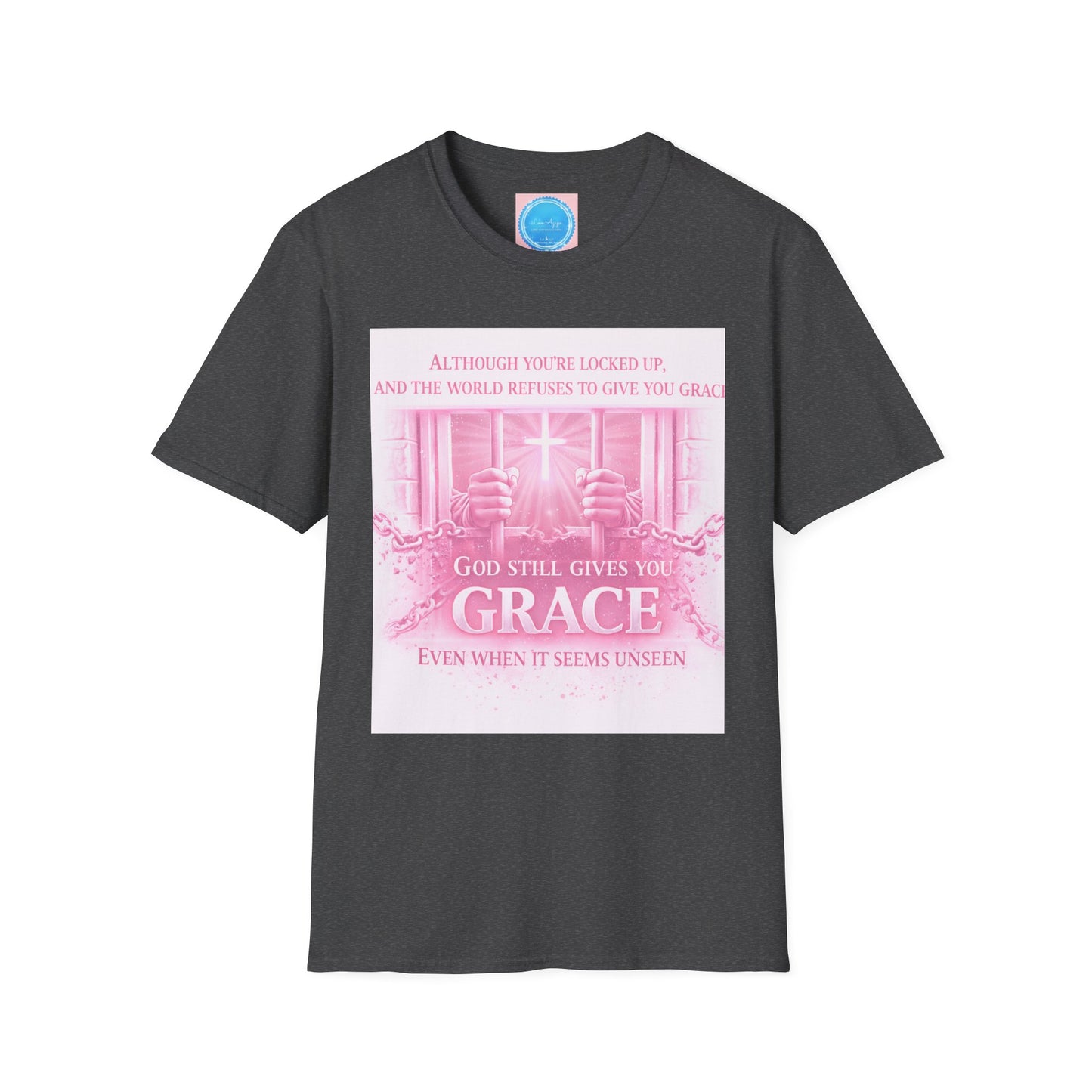 Grace Inspirational T-Shirt — God Still Gives You Grace Pink Faith Tee