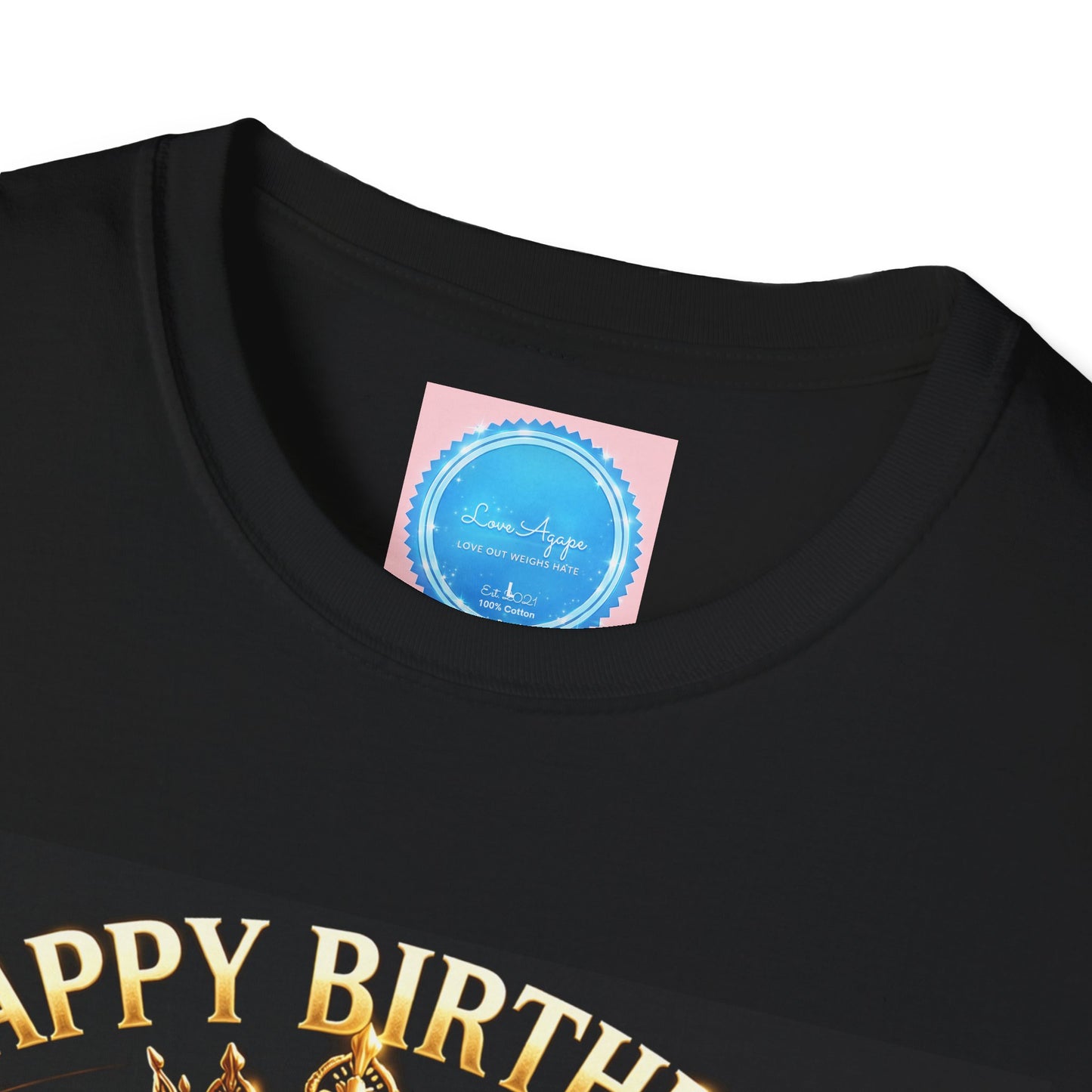 Happy Birthday to My King T-Shirt – Royal Crown & Unstoppable Tribute Tee