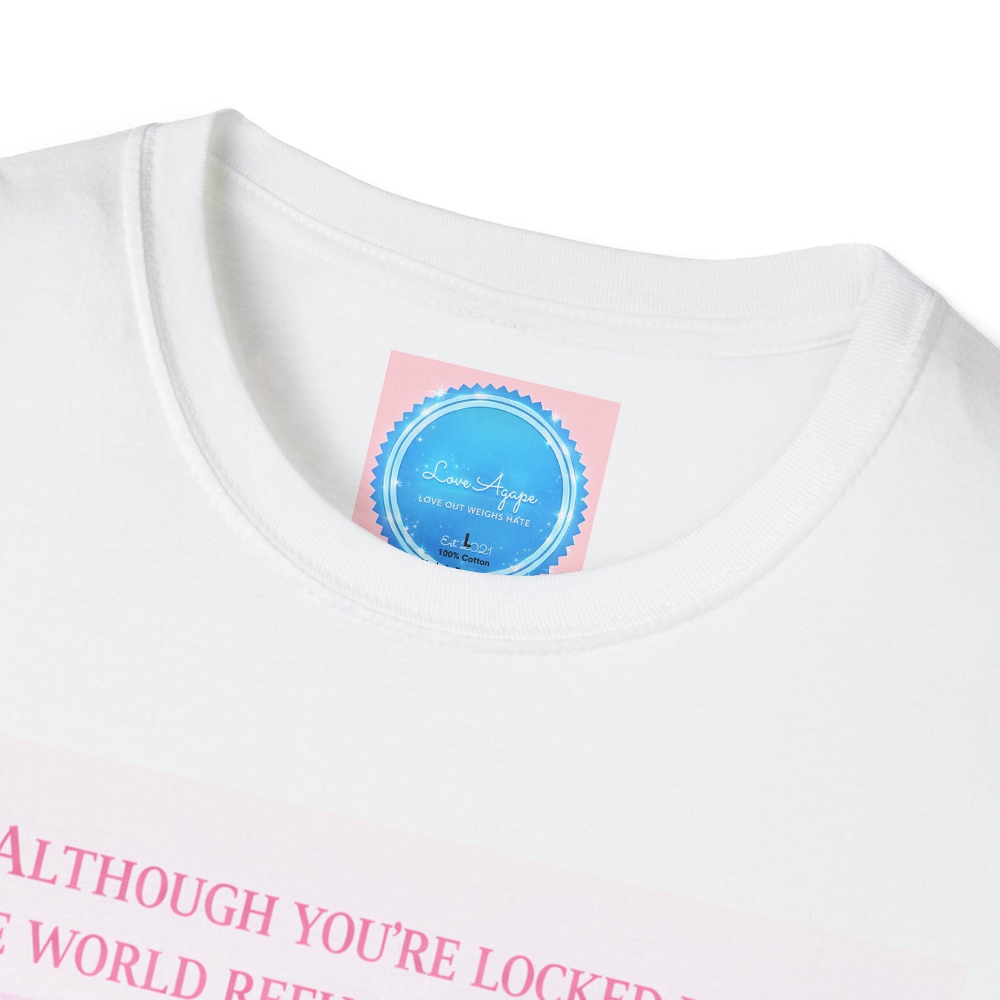 Grace Inspirational T-Shirt — God Still Gives You Grace Pink Faith Tee