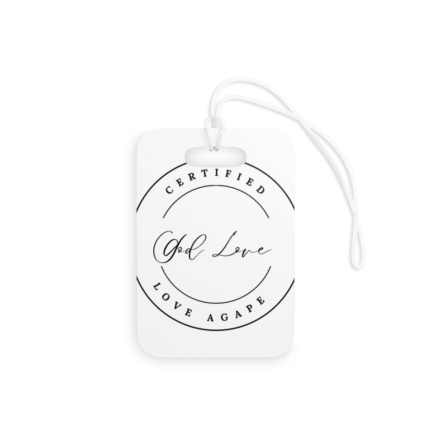 Certified Self Love Agape Luggage Tag — 'Self Love' Inspirational Travel ID