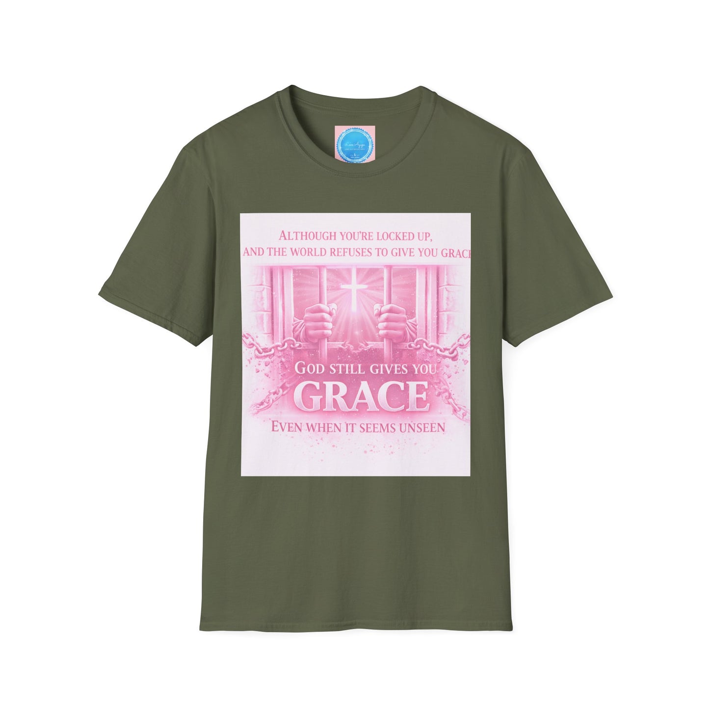 Grace Inspirational T-Shirt — God Still Gives You Grace Pink Faith Tee