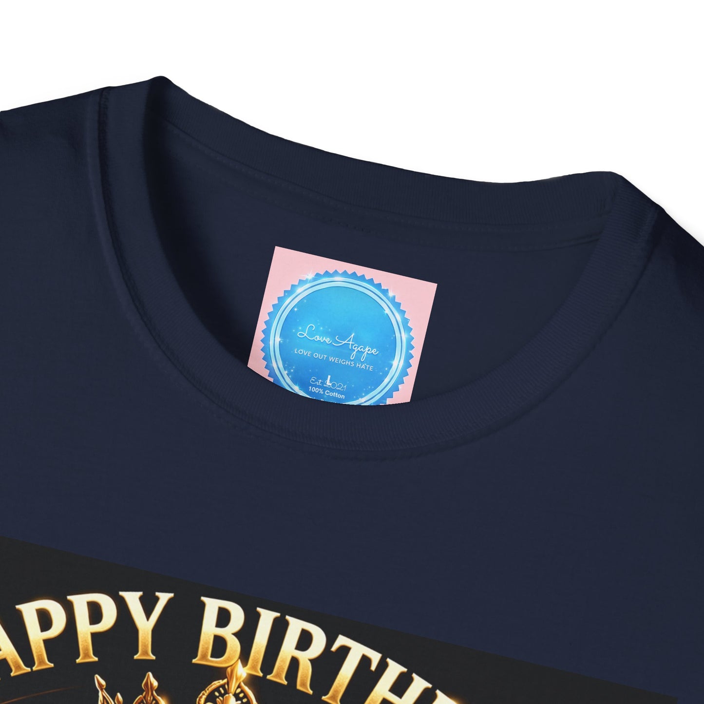 Happy Birthday to My King T-Shirt – Royal Crown & Unstoppable Tribute Tee