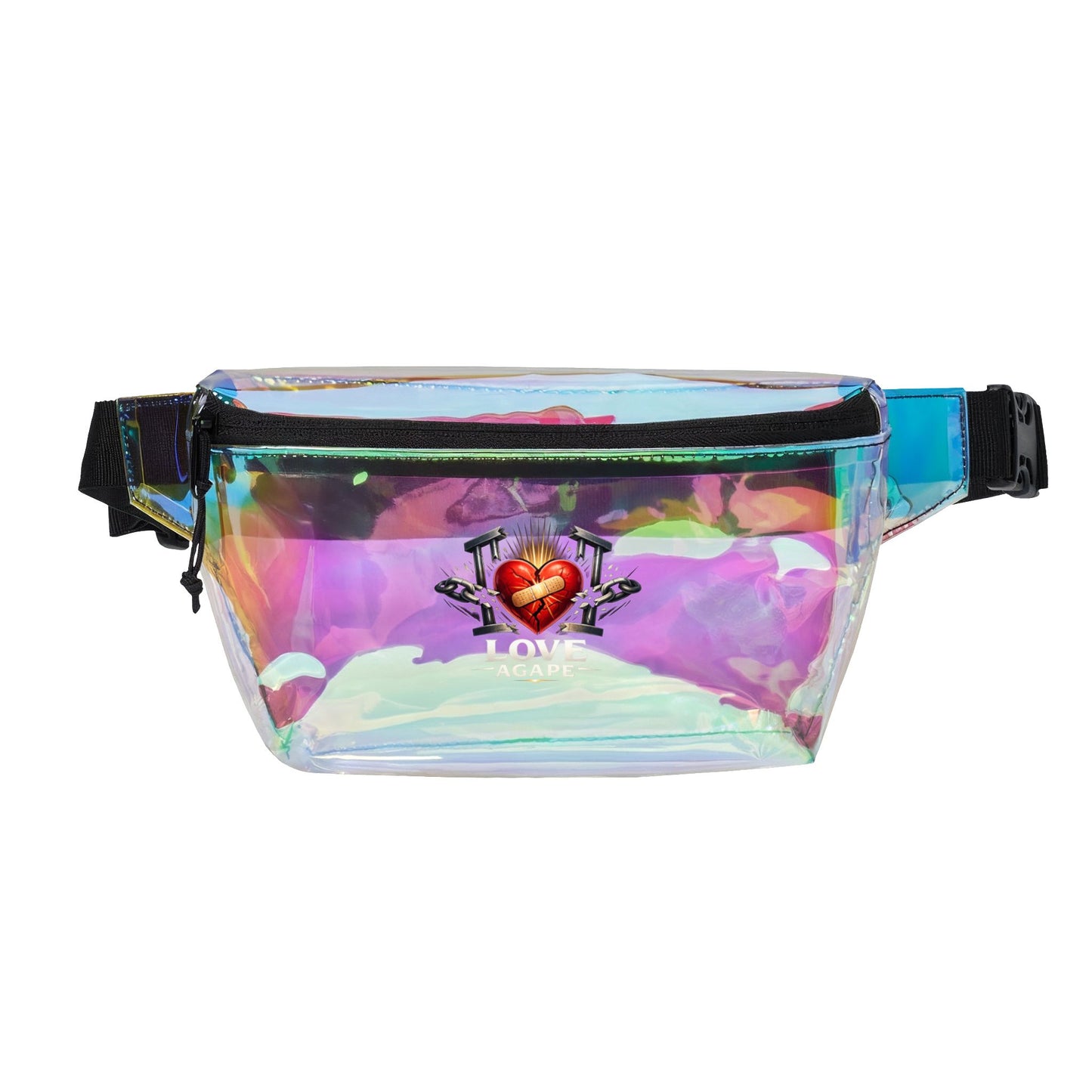 Prison Wife Clear Fanny Pack - 'Prison Wife Not Ashamed Just Loyal' Festival Stadium Bag