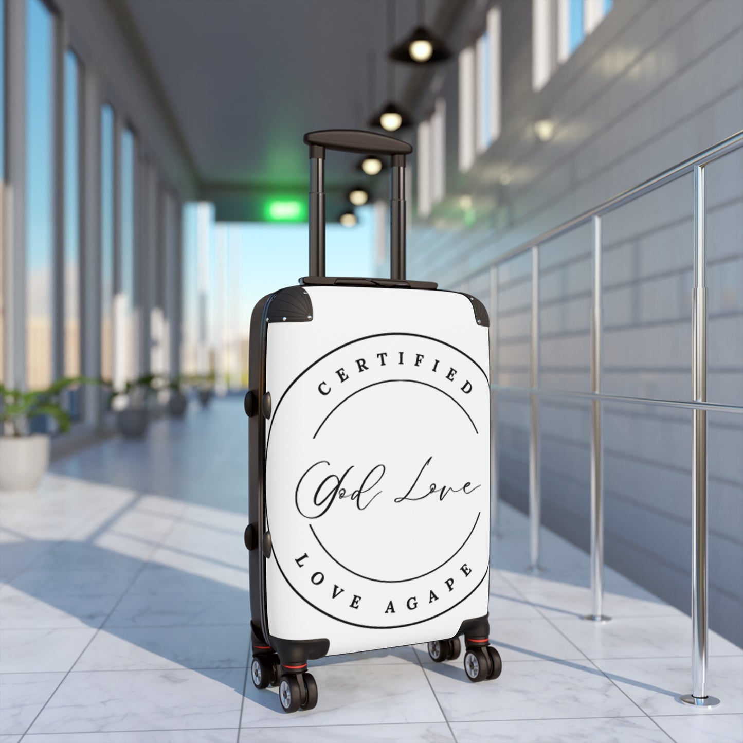 Certified Self Love Suitcase — 'God Love' Inspirational Carry-On
