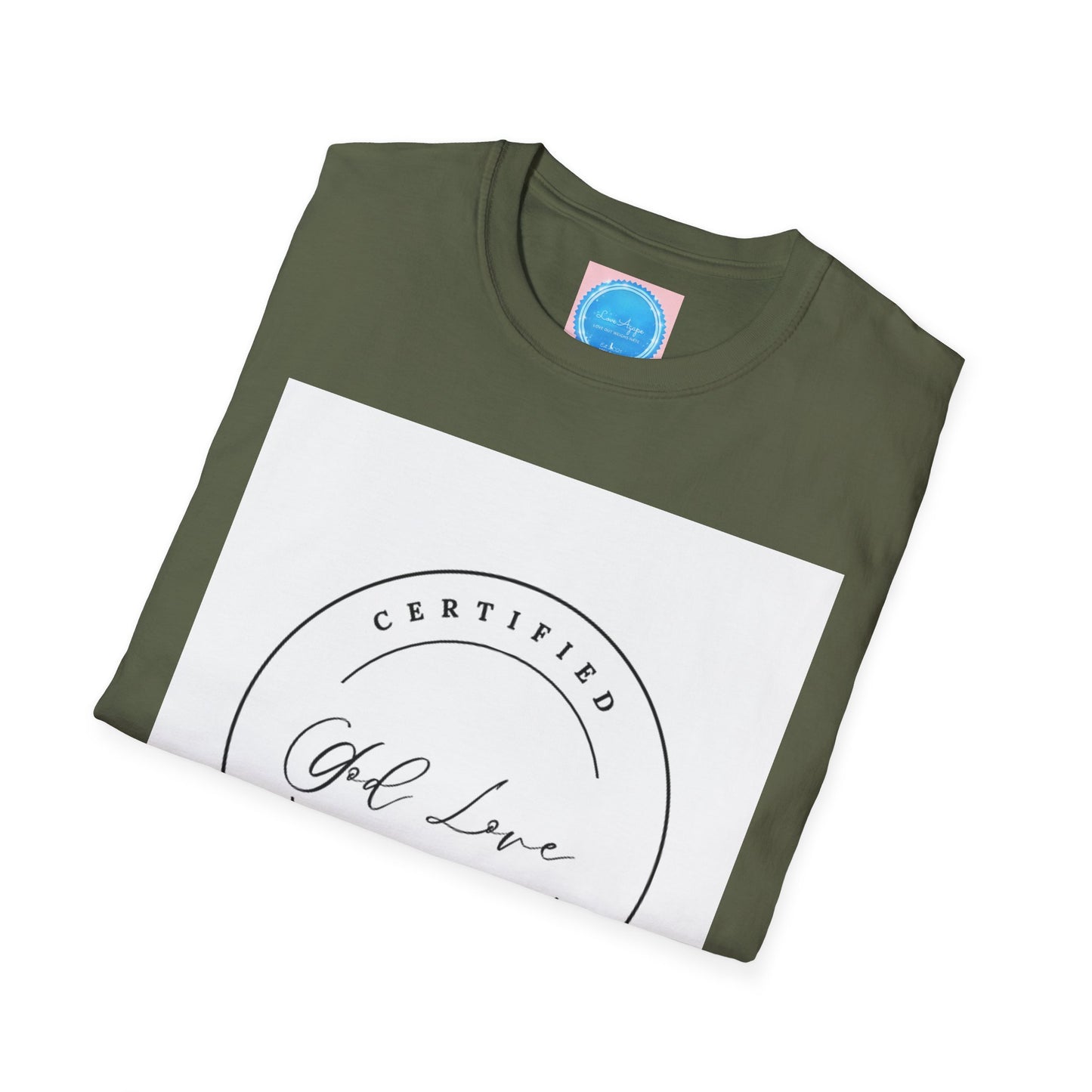 Growth & Development Tee — "God Love" Inspirational Christian Faith Shirt