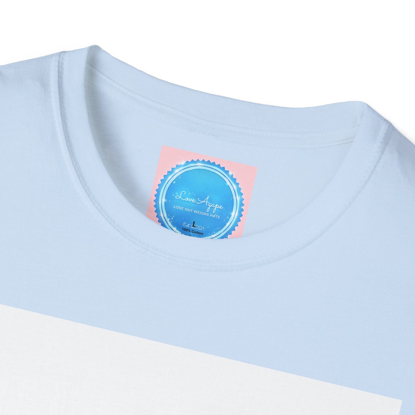 Growth & Development Tee — "God Love" Inspirational Christian Faith Shirt