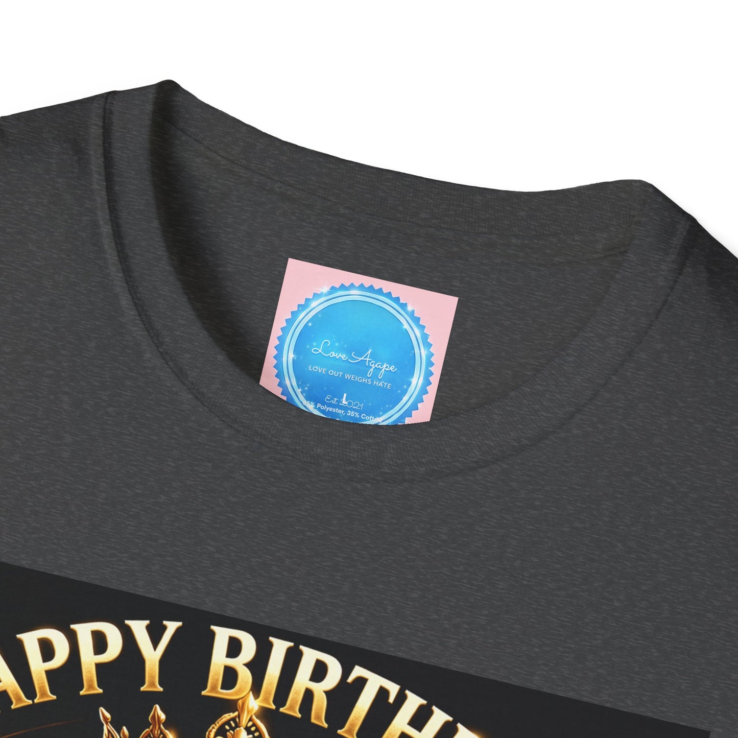 Happy Birthday to My King T-Shirt – Royal Crown & Unstoppable Tribute Tee