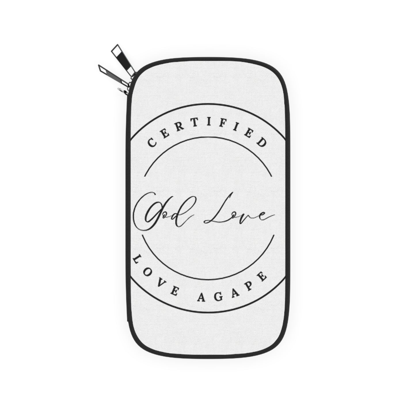 Passport Wallet — "Certified God Love" Minimalist Travel Document Holder