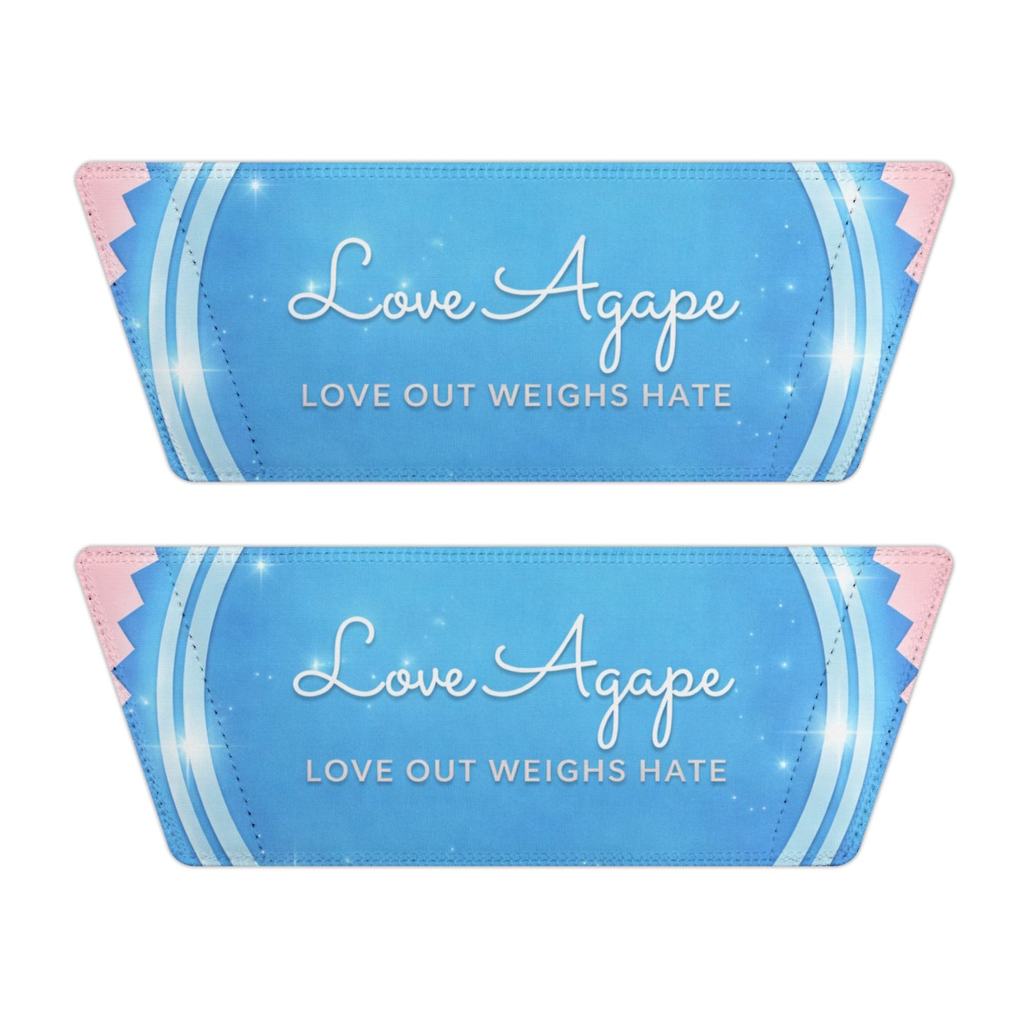 Women's Removable-Strap Slide Sandals — Blue Wave “Hope” Design