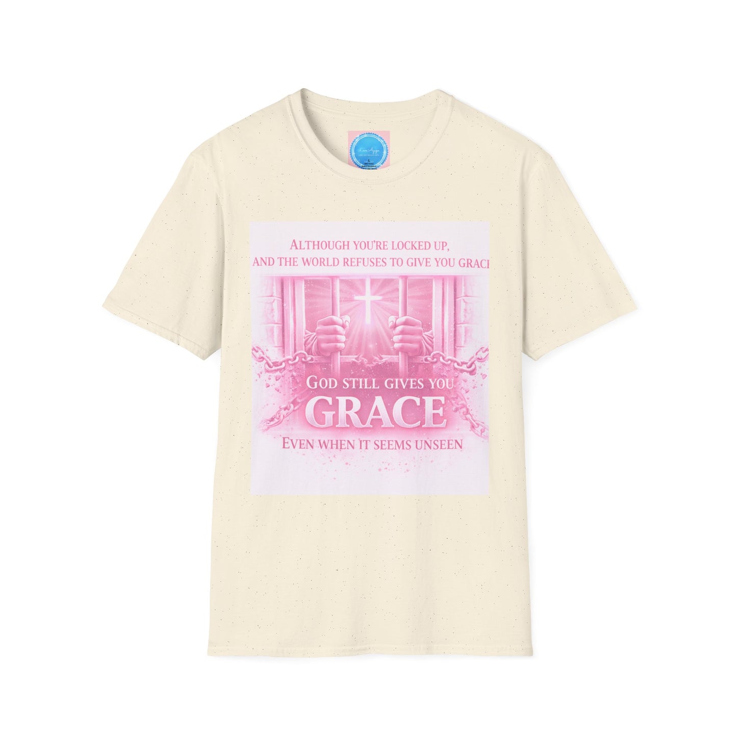 Grace Inspirational T-Shirt — God Still Gives You Grace Pink Faith Tee