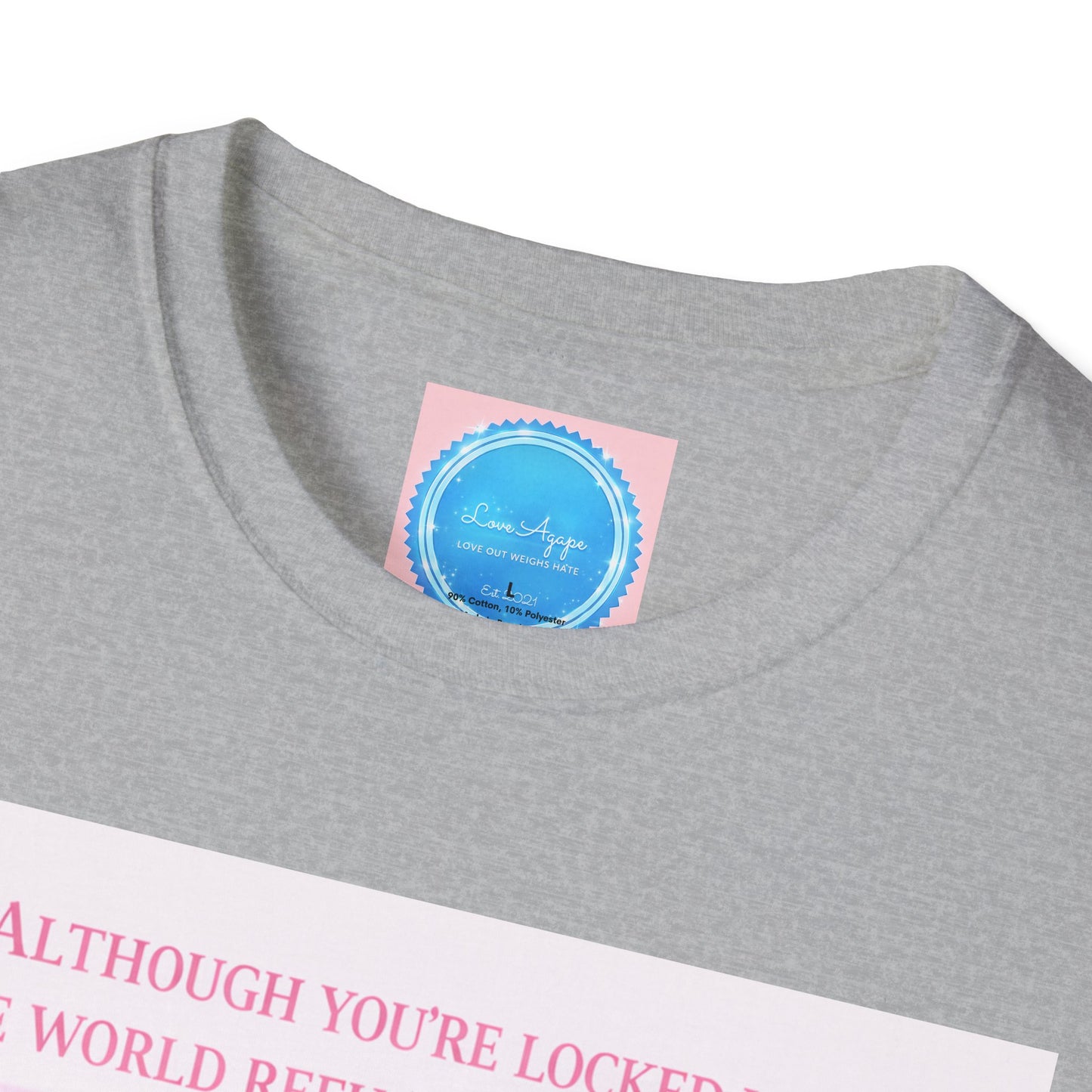 Grace Inspirational T-Shirt — God Still Gives You Grace Pink Faith Tee