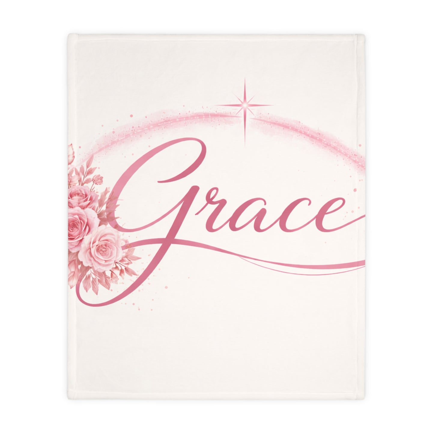 Grace Microfiber Blanket —  Throw with 'God Still Gives You Grace' Design