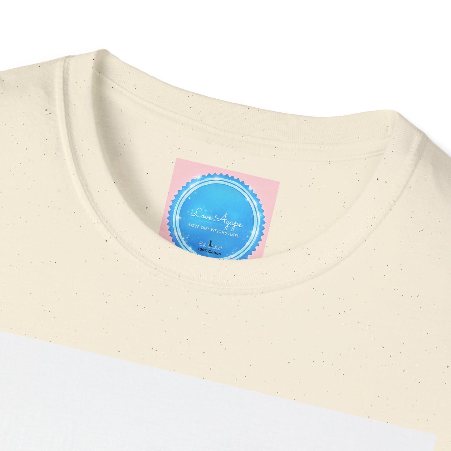 Growth & Development Tee — "God Love" Inspirational Christian Faith Shirt