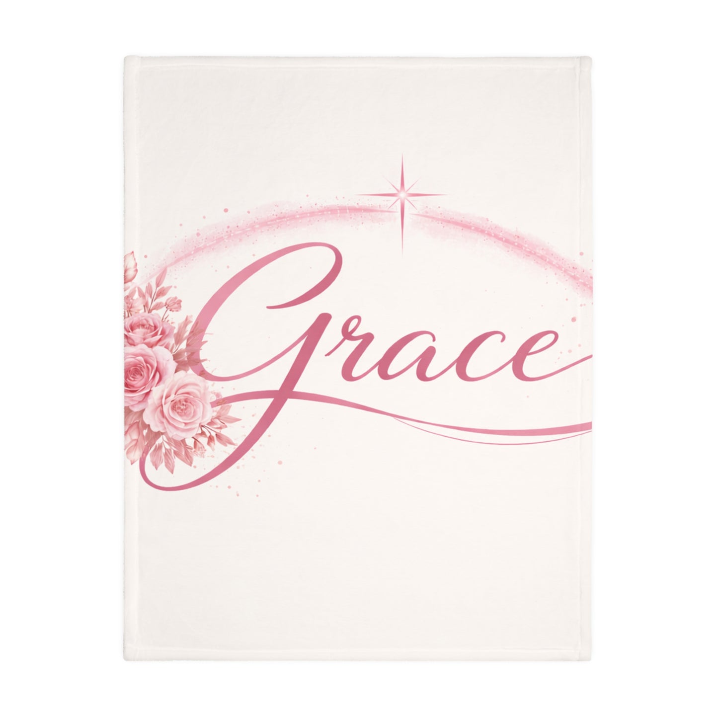 Grace Microfiber Blanket —  Throw with 'God Still Gives You Grace' Design