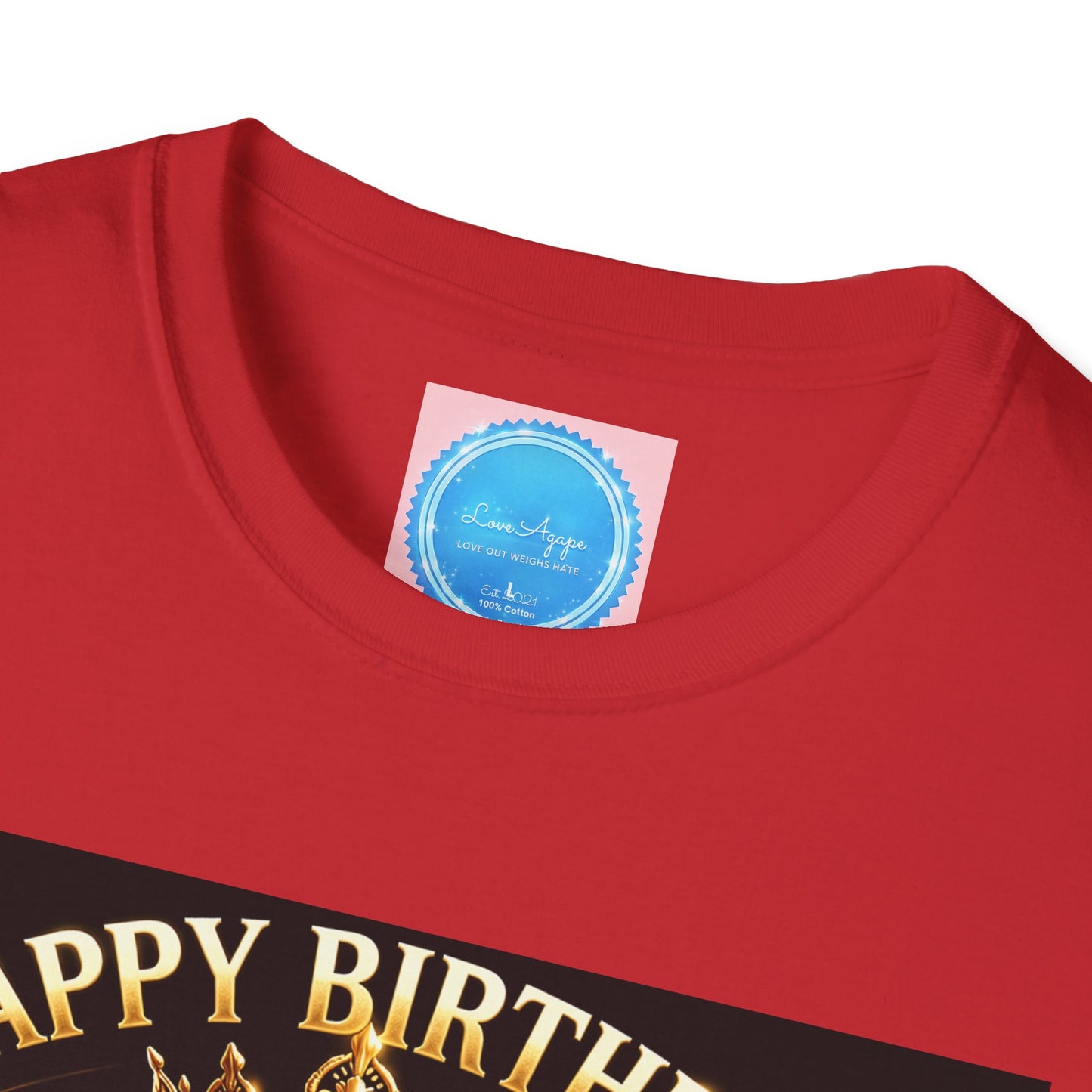 Happy Birthday to My King T-Shirt – Royal Crown & Unstoppable Tribute Tee