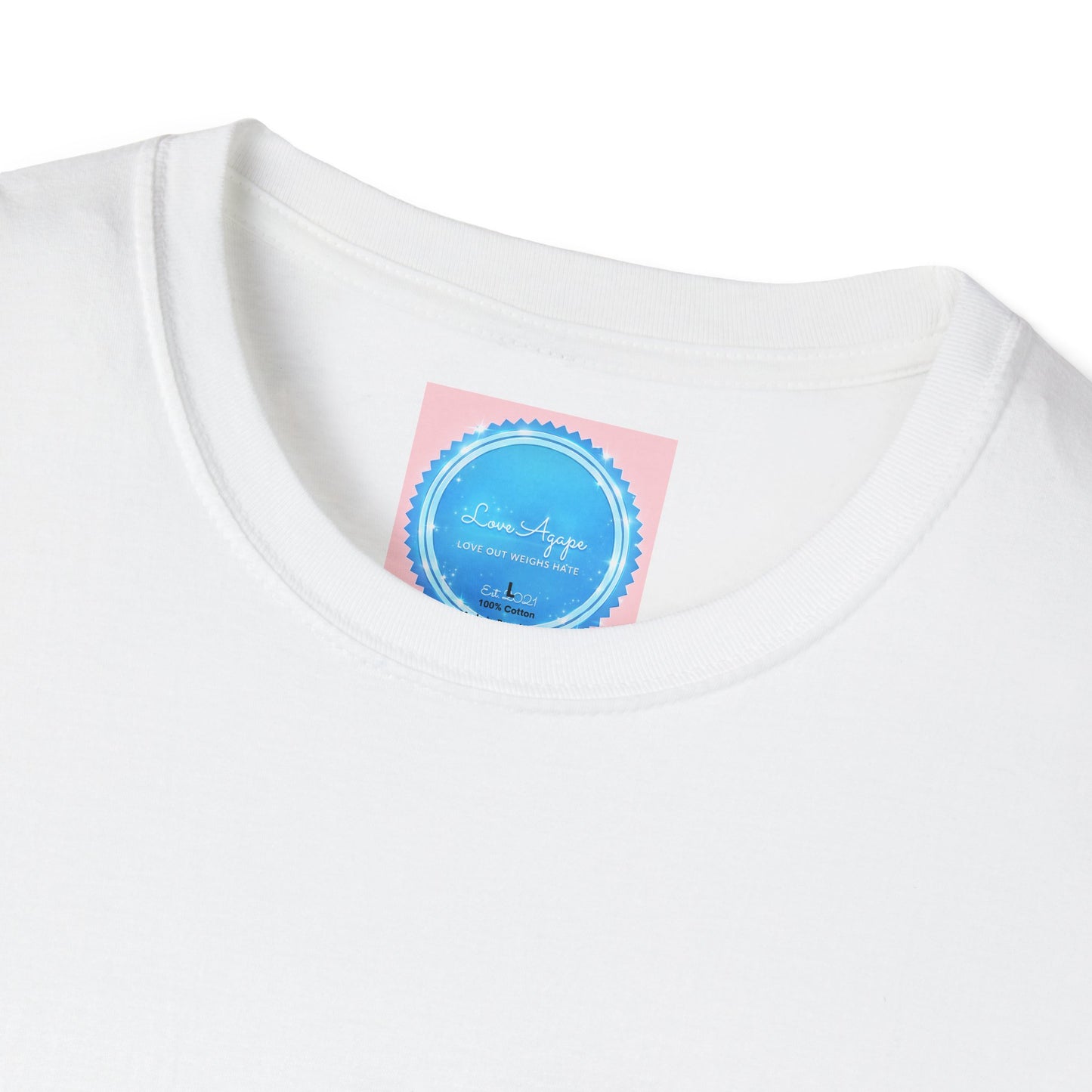 Growth & Development Tee — "God Love" Inspirational Christian Faith Shirt