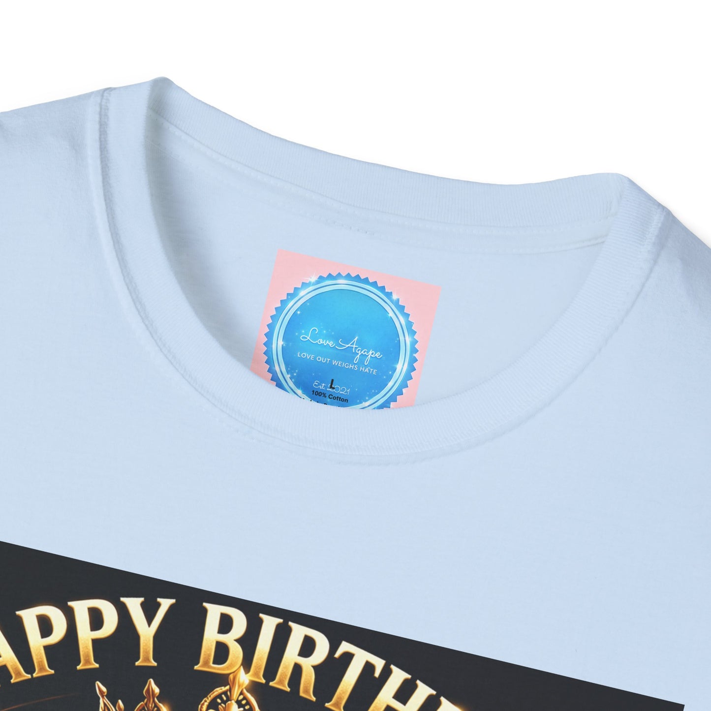 Happy Birthday to My King T-Shirt – Royal Crown & Unstoppable Tribute Tee