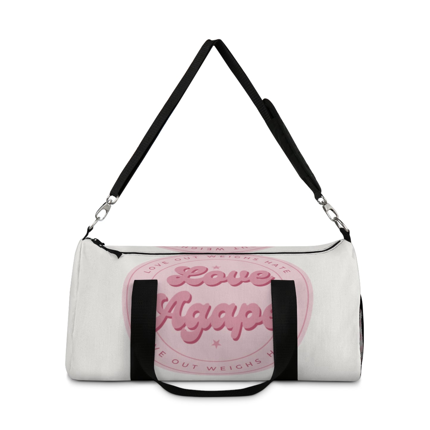 Pink Love Agape Travel Bag