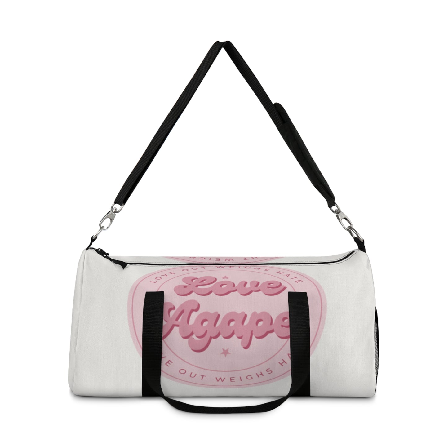 Pink Love Agape Travel Bag