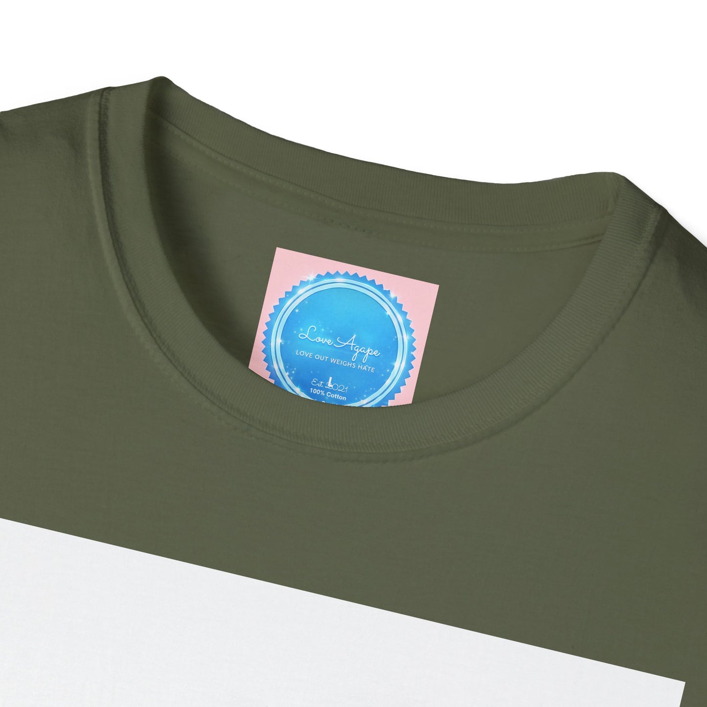 Growth & Development Tee — "God Love" Inspirational Christian Faith Shirt