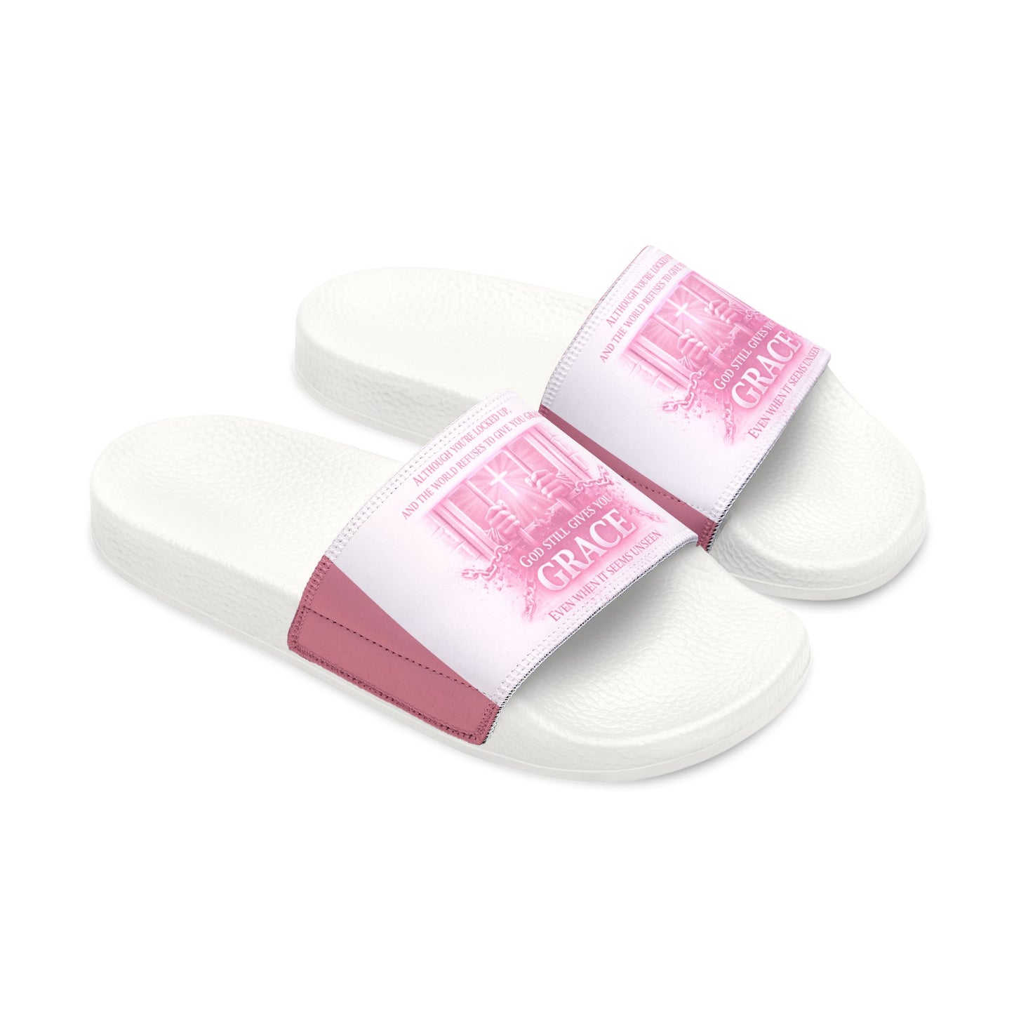 Women's Pink Grace Slide Sandals