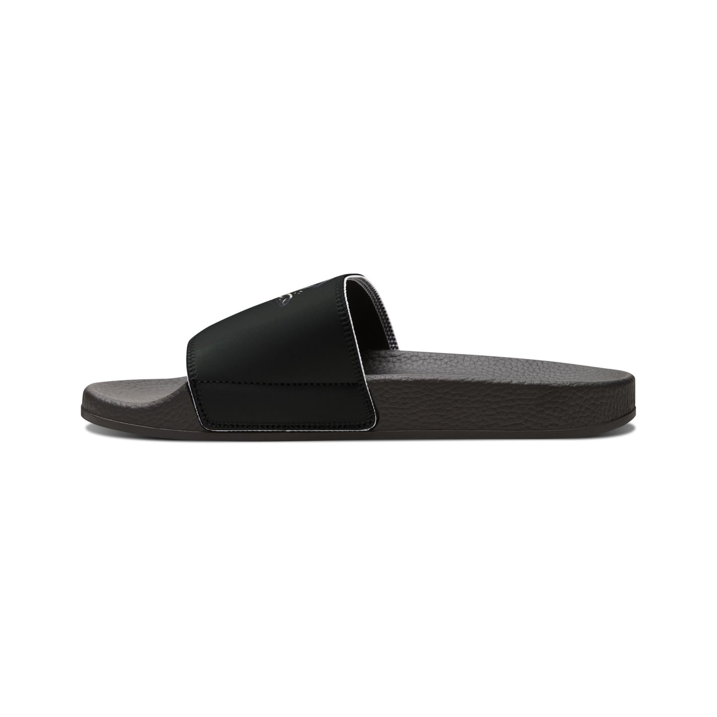 Love Vague Heart Graphic Slide Sandals — Women's Removable-Strap Pool Slides